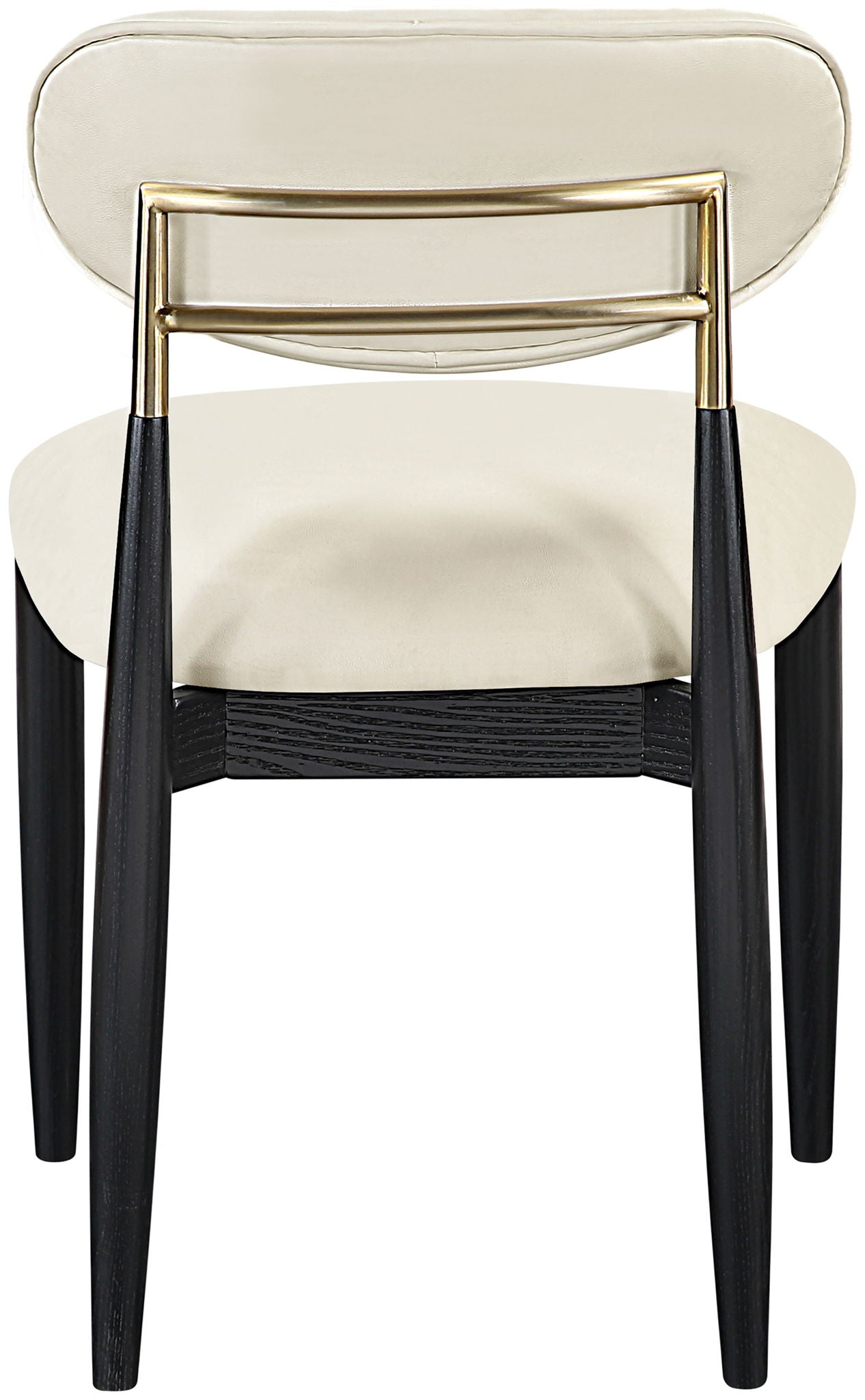 Riccio - Dining Side Chair (Set of 2) - Black And Gold Frame - Urban Living Furniture (Los Angeles, CA)