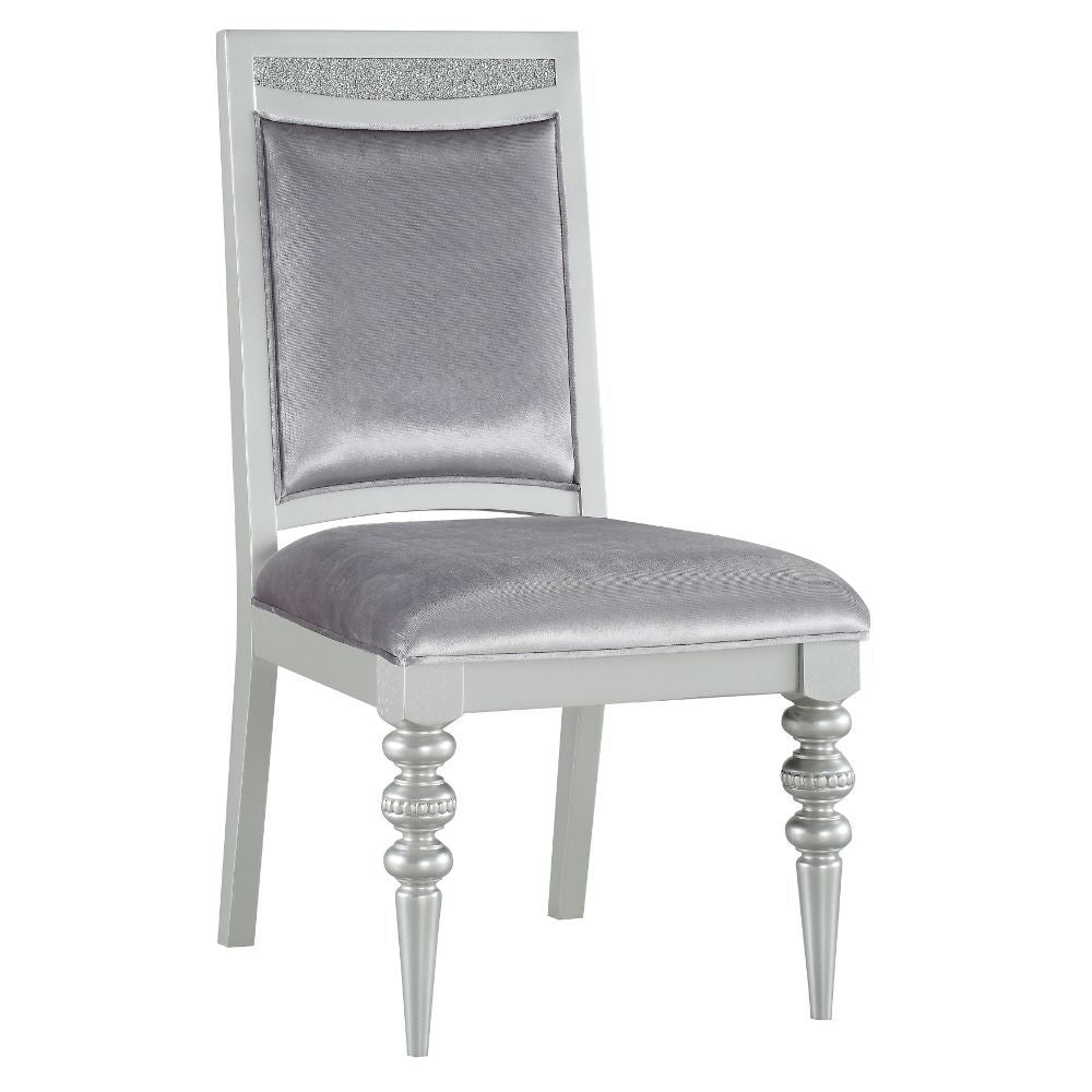 Maverick - Side Chair (Set of 2) - Fabric & Platinum - Urban Living Furniture (Los Angeles, CA)