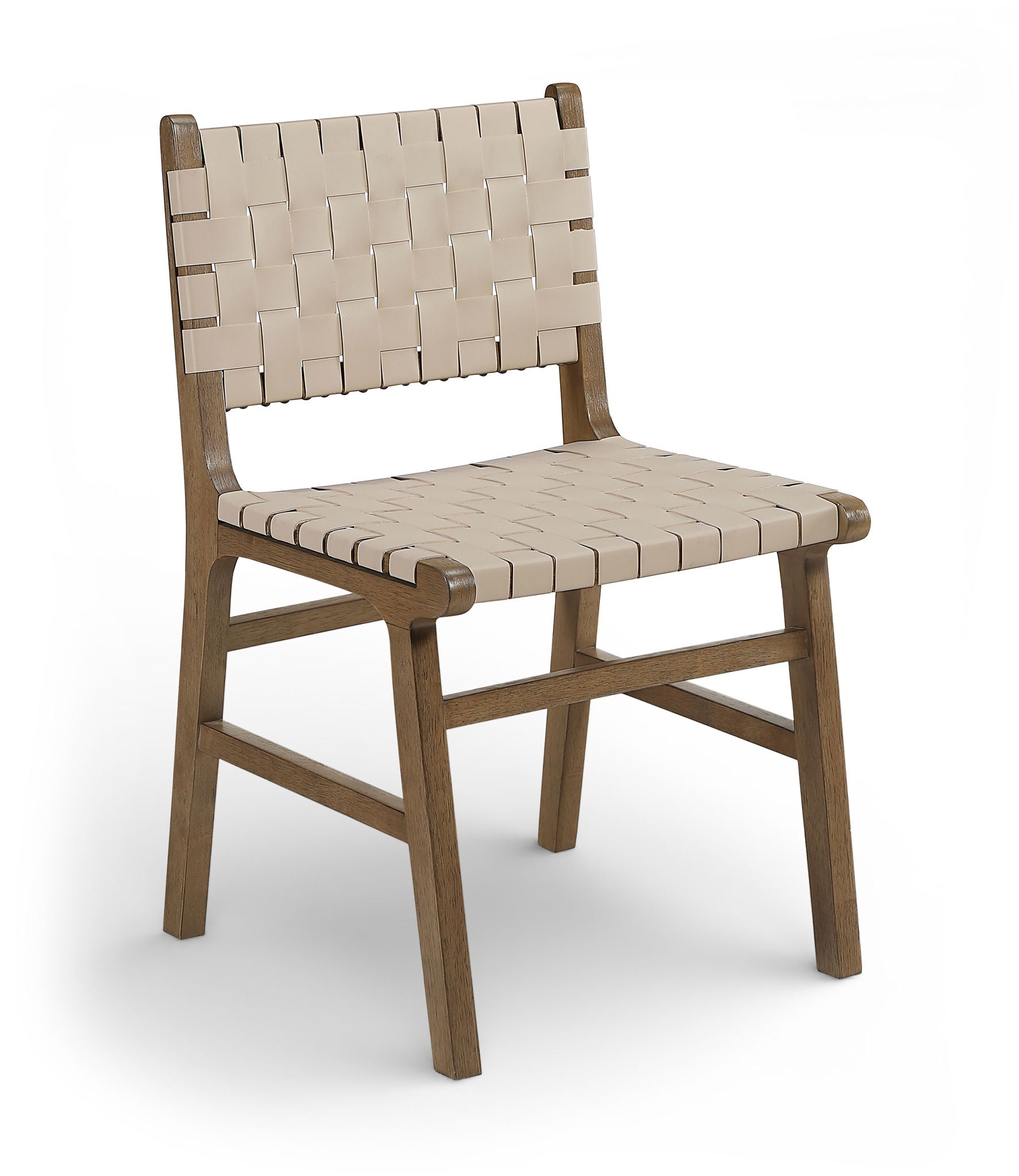 Entwine - Vegan Leather Upholstered Dining Chair - Painted Brown - Urban Living Furniture (Los Angeles, CA)