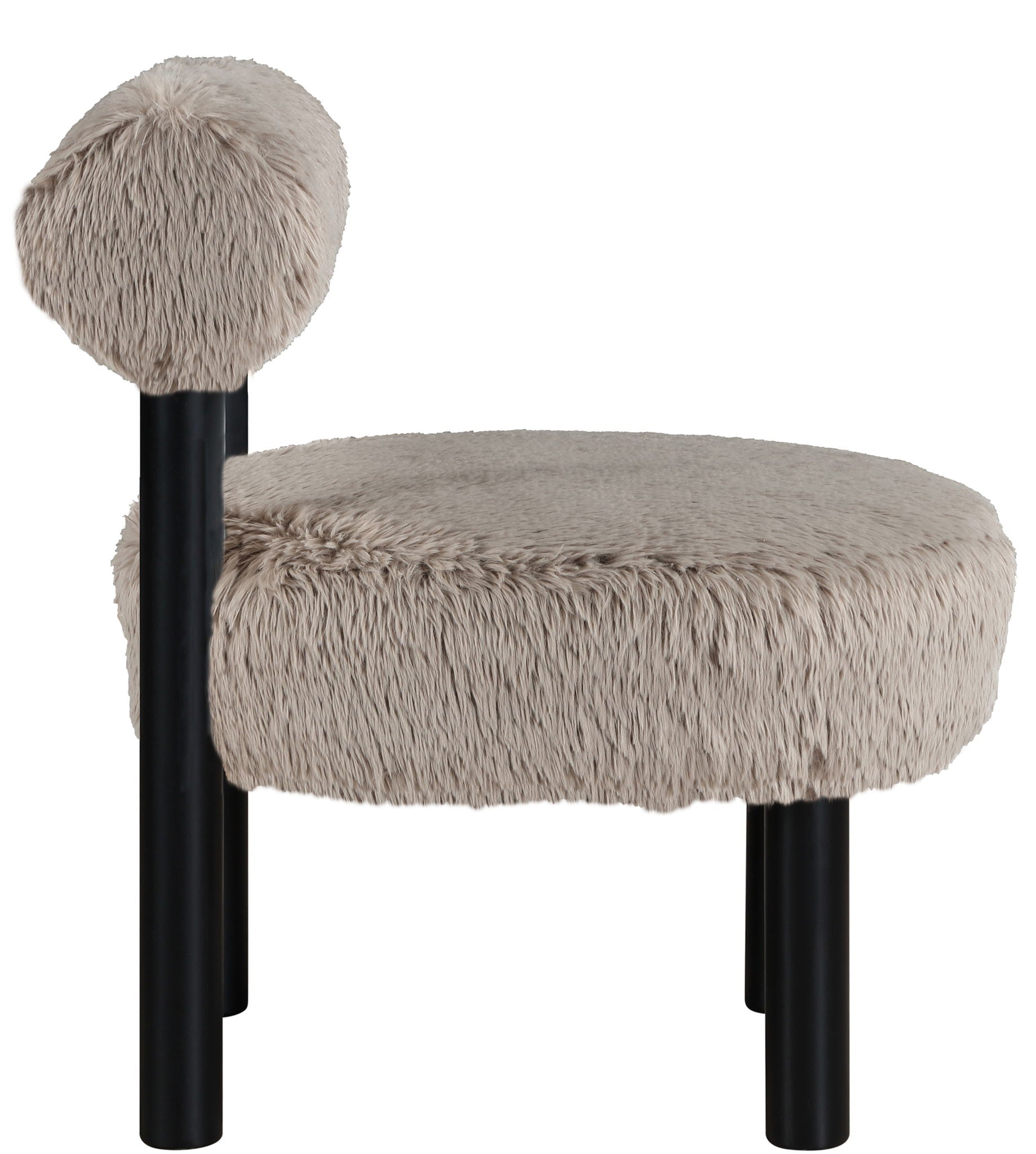 Ambre - Vegan Shearling Fabric Upholstered Accent Chair - Urban Living Furniture (Los Angeles, CA)