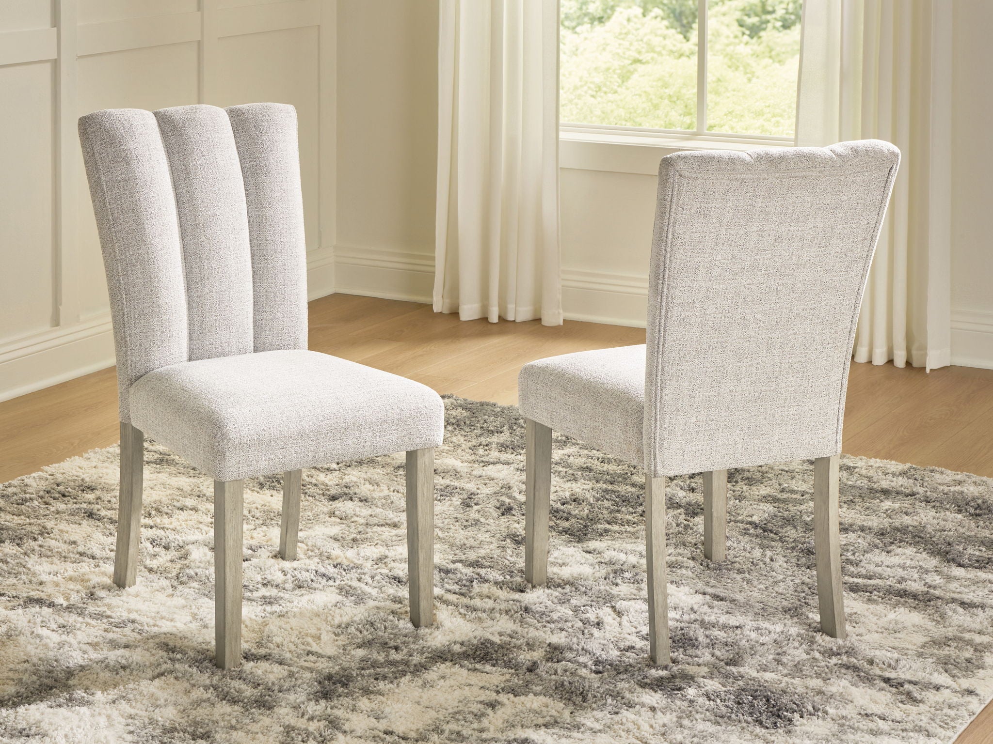 Larawyn - Dining Upholstered Side Chair (Set of 2) - Bisque - Urban Living Furniture (Los Angeles, CA)