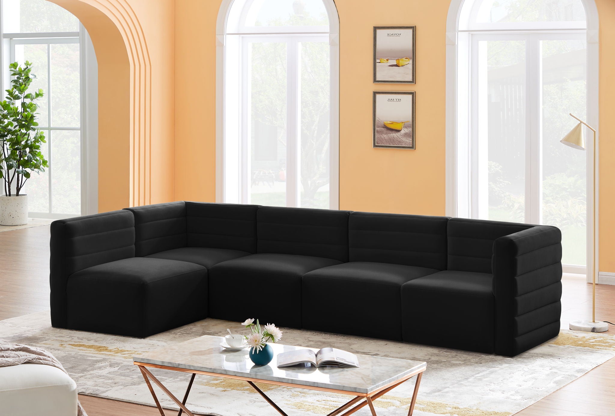 Quincy - 5 Piece Modular Sectional - Urban Living Furniture (Los Angeles, CA)