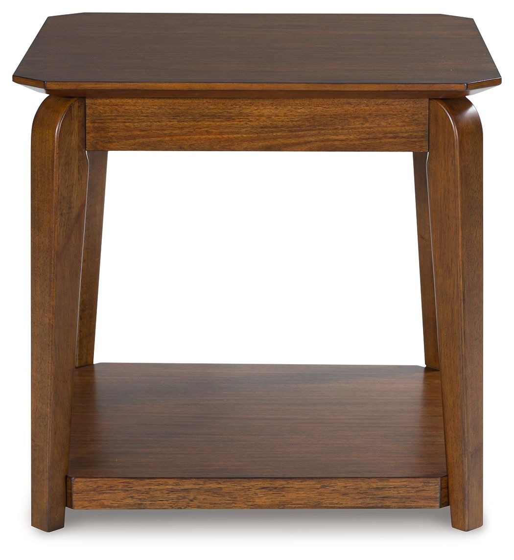 Trenmour - Medium Brown - Square End Table - Urban Living Furniture (Los Angeles, CA)