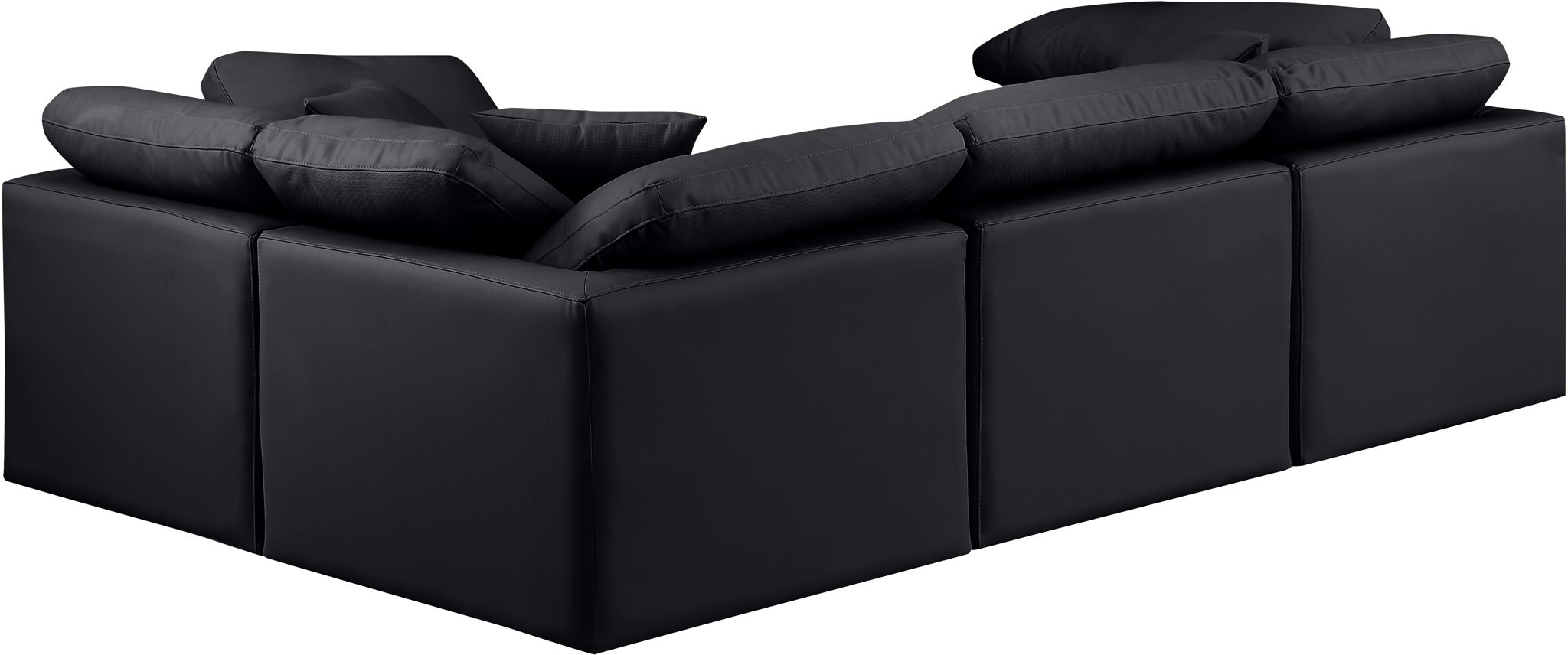 Indulge - Faux Leather 4 Piece Modular Corner Sectional - Urban Living Furniture (Los Angeles, CA)