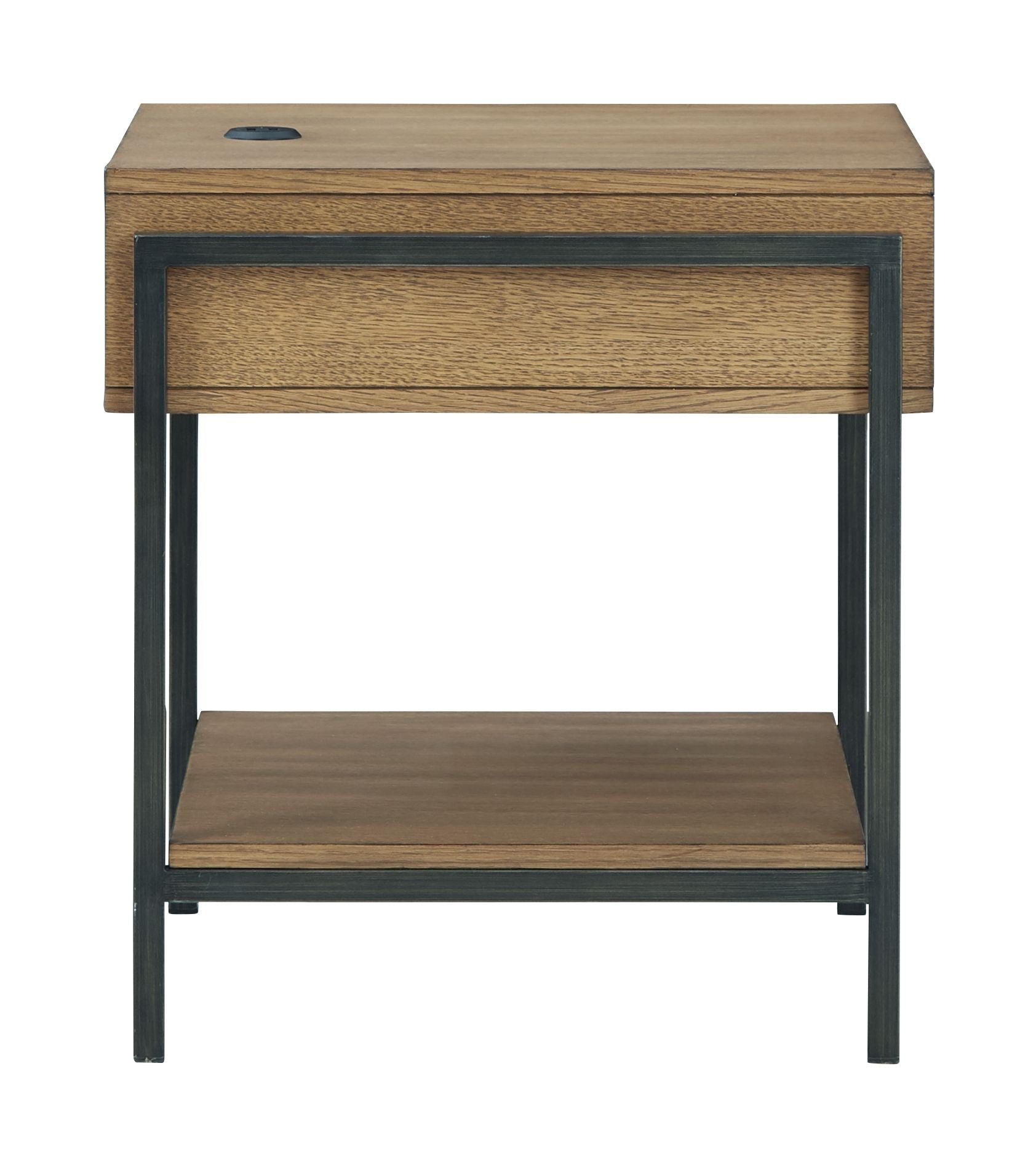 Fridley - Brown / Black - Rectangular End Table - Urban Living Furniture (Los Angeles, CA)