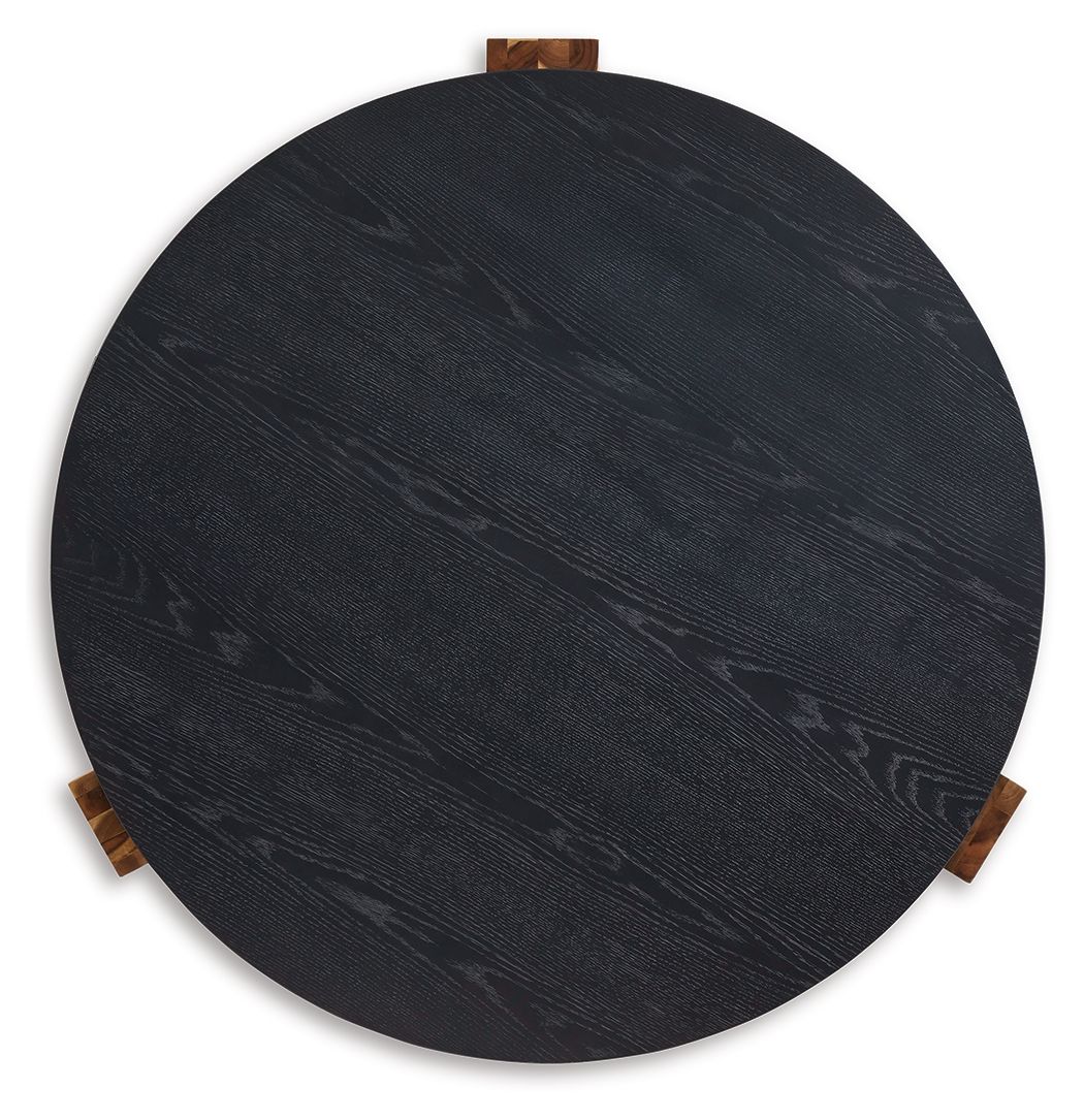 Breenmore - Black / Natural - Occasional Table Set (Set of 2) - Urban Living Furniture (Los Angeles, CA)