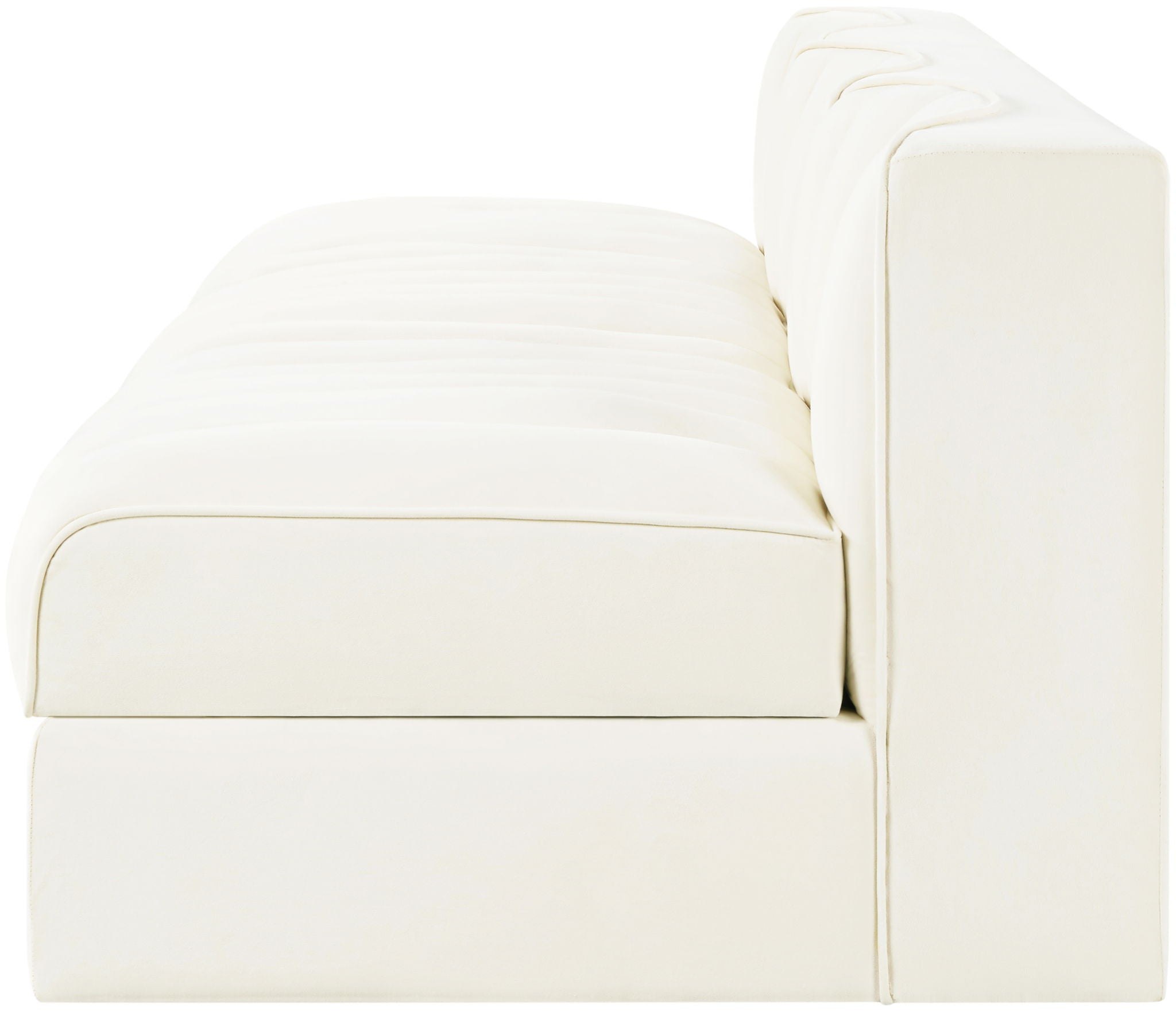 Rummi - Velvet Performance Fabric Upholstered 3 Piece Modular Armless Sofa - Urban Living Furniture (Los Angeles, CA)