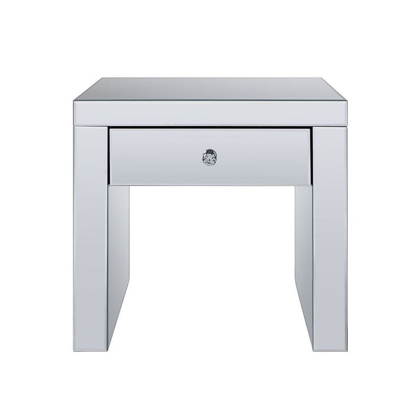 Noralie - End Table - Mirrored & Faux Diamonds - 23" - Urban Living Furniture (Los Angeles, CA)