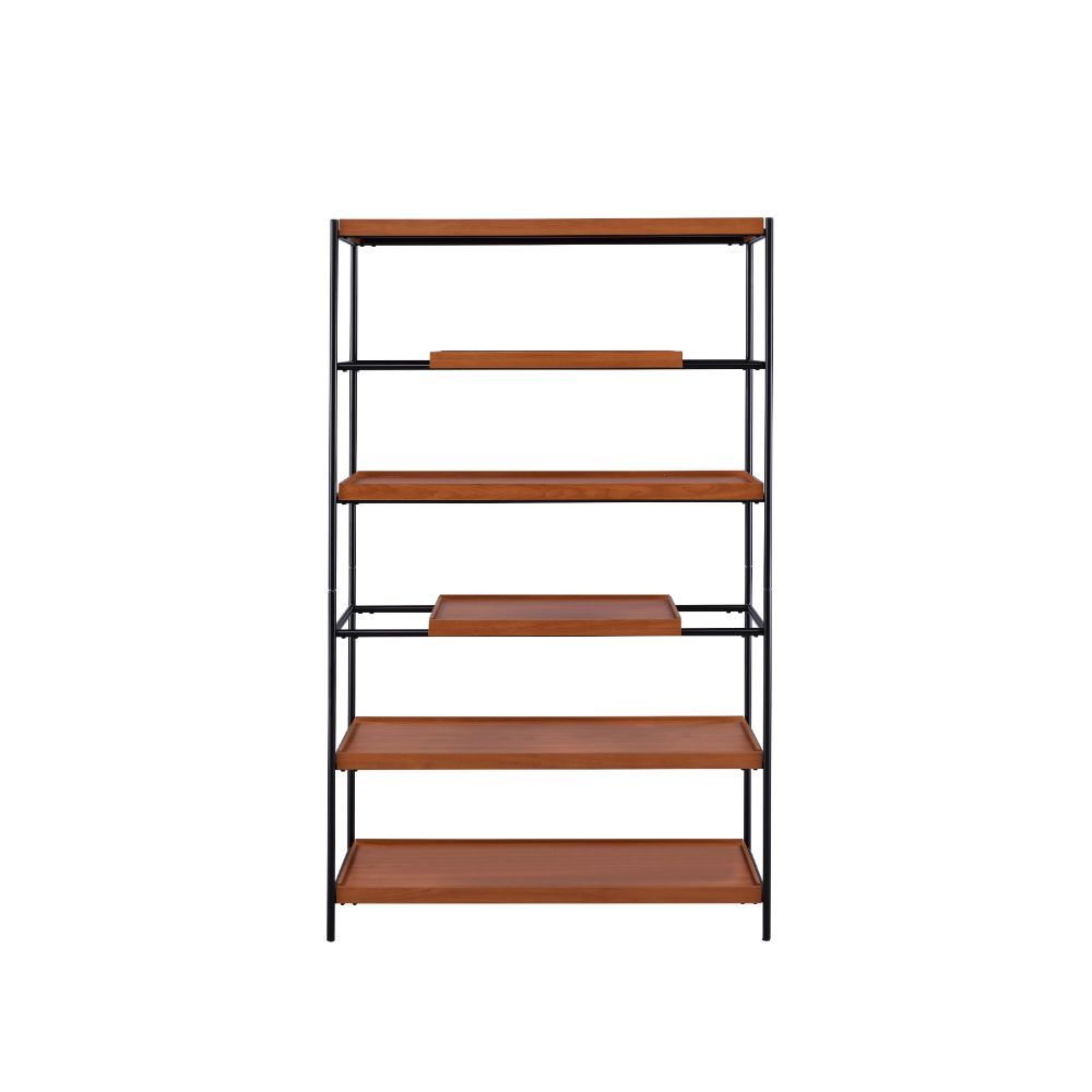 Oaken - Bookshelf - Honey Oak & Black - Urban Living Furniture (Los Angeles, CA)
