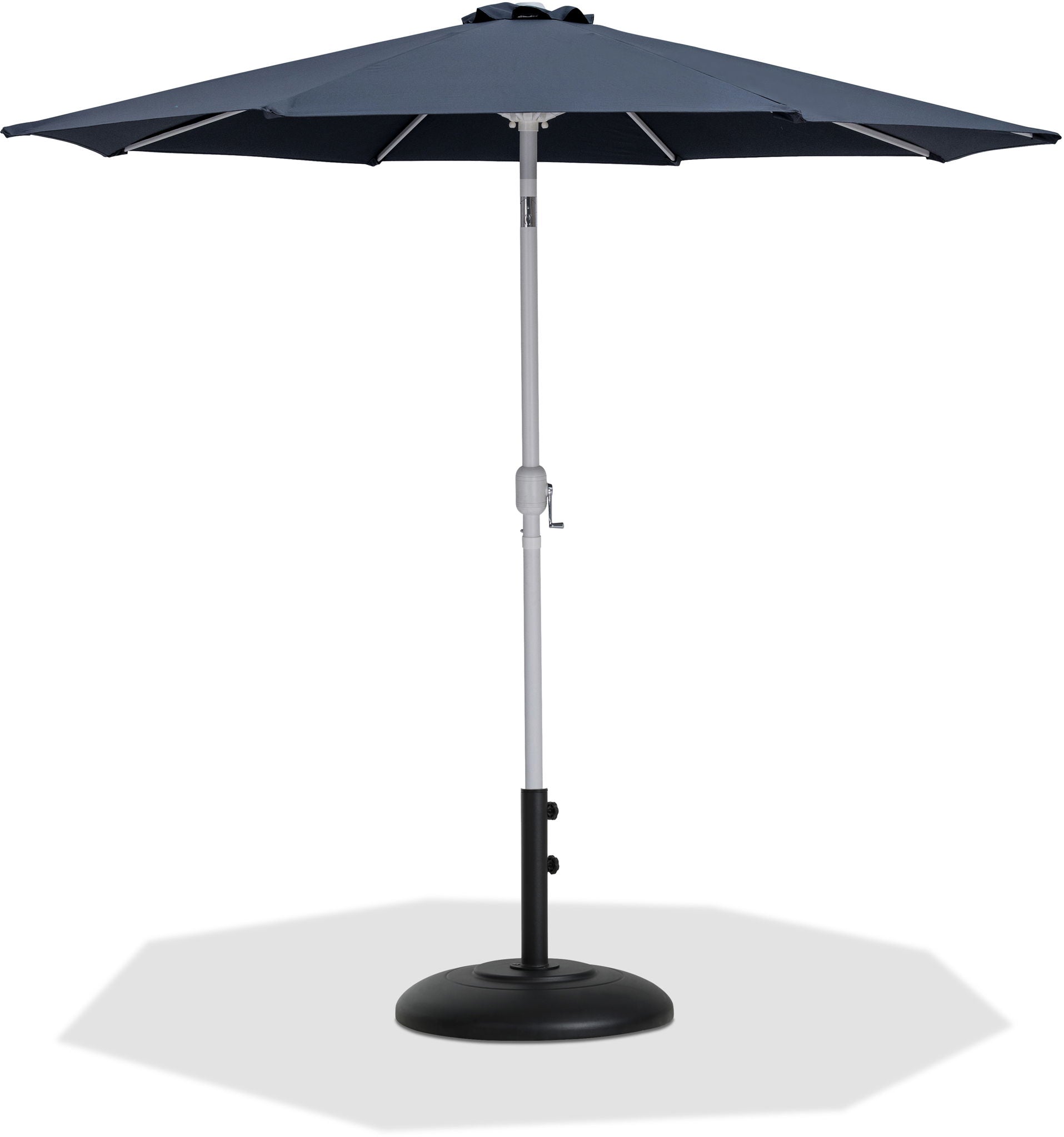 Fiji - Aluminum Patio Umbrella With Round Black And White Base - Urban Living Furniture (Los Angeles, CA)