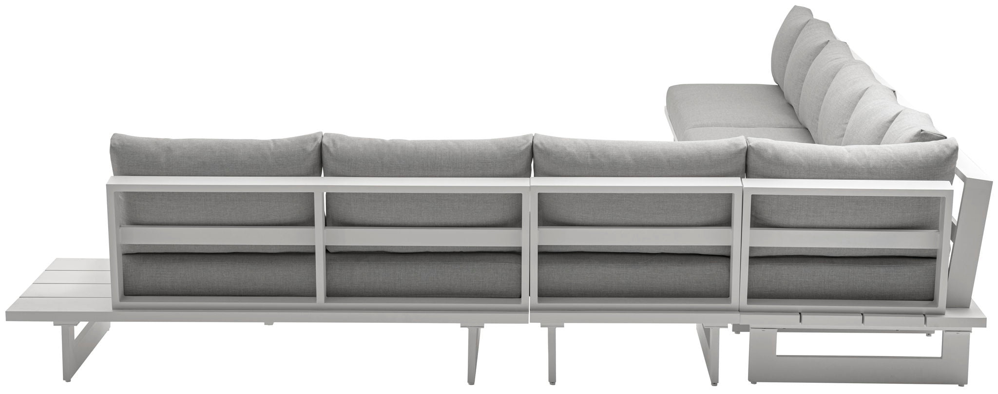 Maldives - 7 Piece Water Resistant Outdoor Patio Modular Sectional With White Base - Urban Living Furniture (Los Angeles, CA)