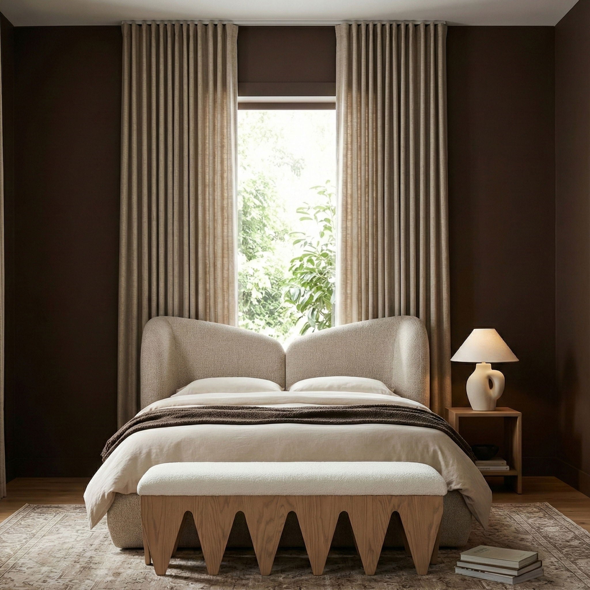 Altair - Bench - Light Brown Base - Urban Living Furniture (Los Angeles, CA)