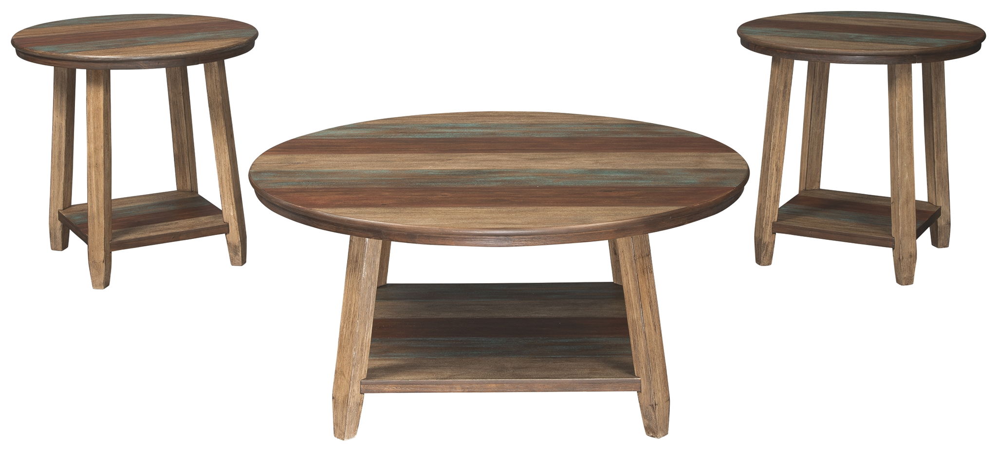 Raebecki - Brown - Occasional Table Set (Set of 3) - Urban Living Furniture (Los Angeles, CA)