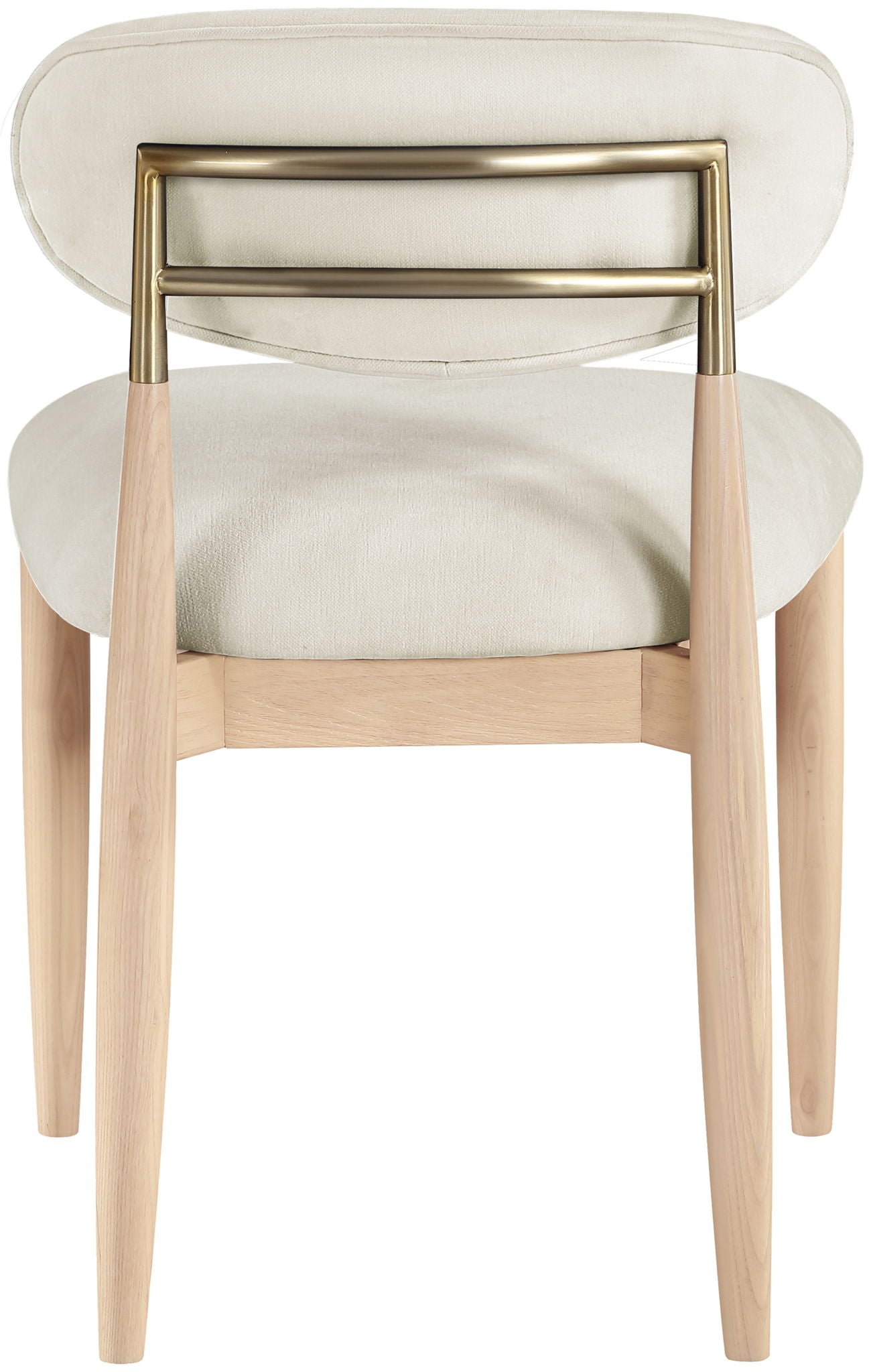 Riccio - Fabric Dining Side Chair (Set of 2) - Natural Frame - Urban Living Furniture (Los Angeles, CA)