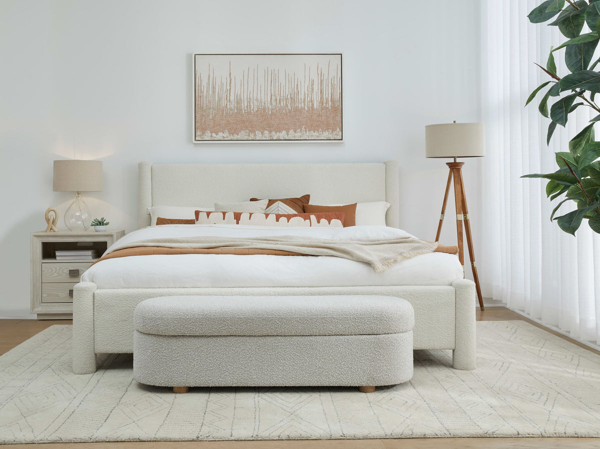 Virgil Burke - Upholstered Platform Bed