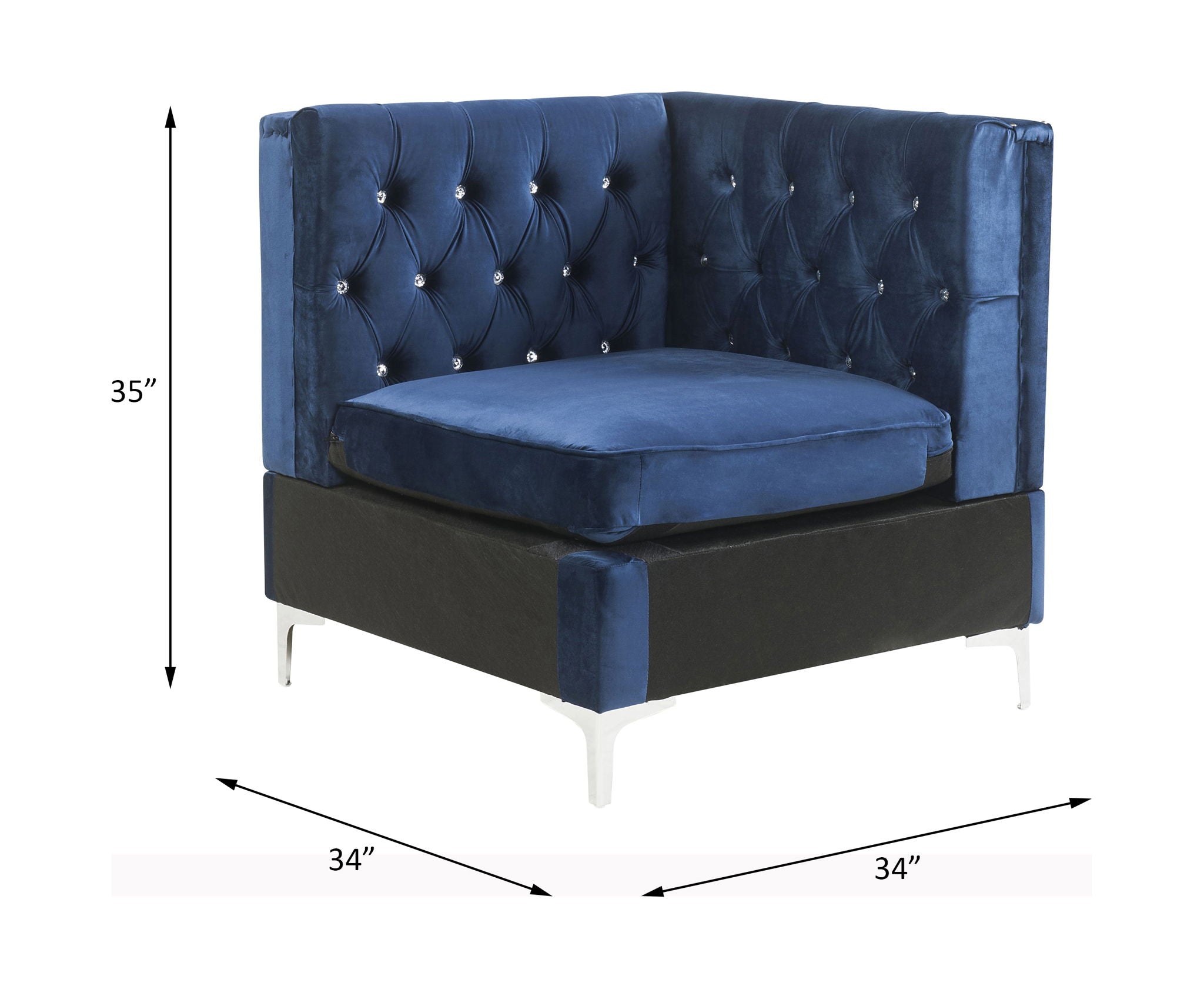 Jaszira - Modular - Wedge - Urban Living Furniture (Los Angeles, CA)