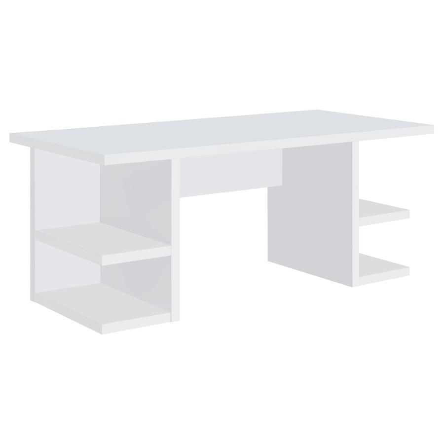 Alice - 4-Shelf Engineered Wood Writing Desk - White - Urban Living Furniture (Los Angeles, CA)