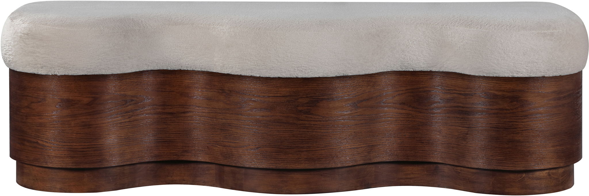 Savoy - Bench With Brown Base - Urban Living Furniture (Los Angeles, CA)