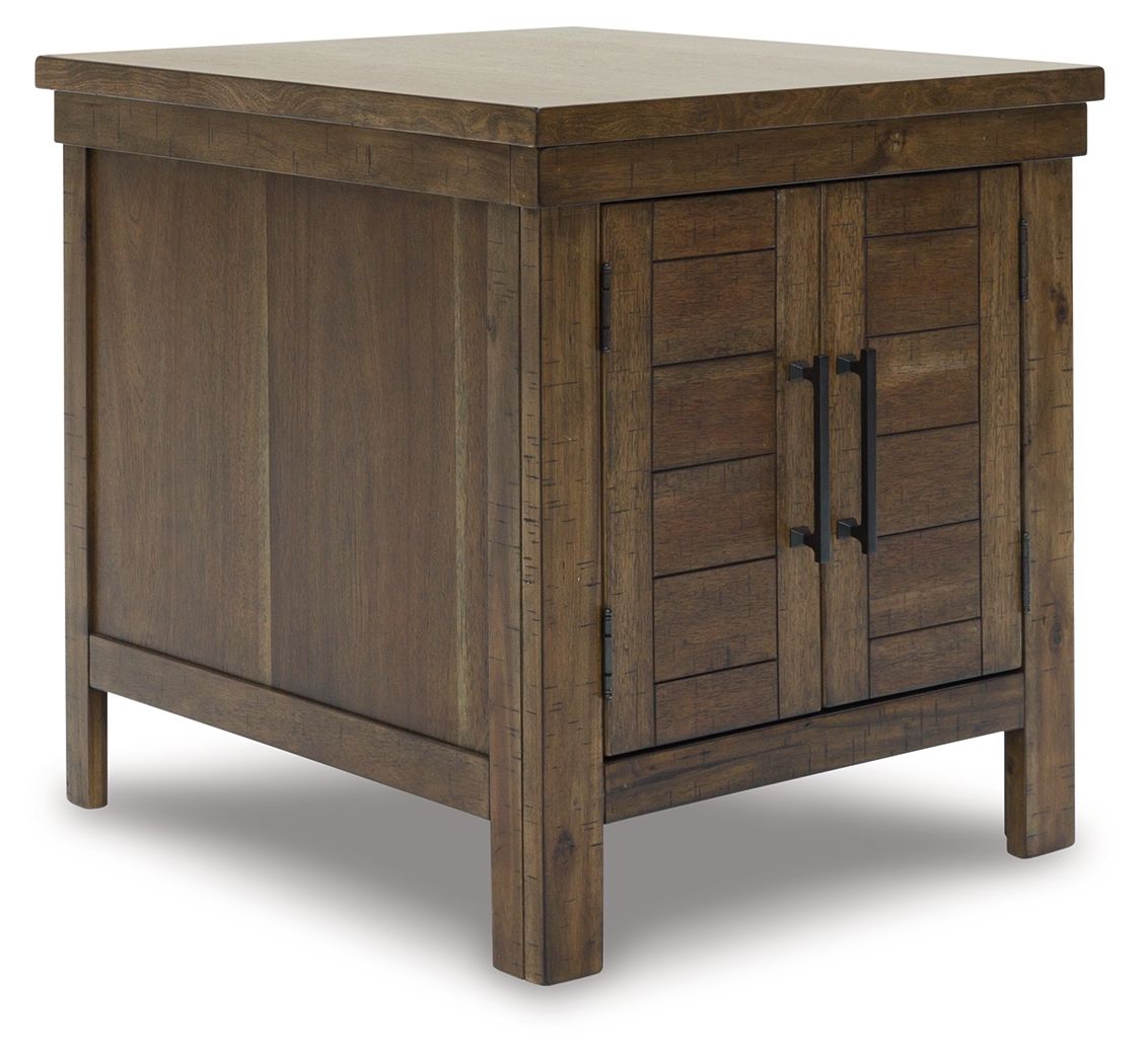 Moriville - Grayish Brown - Rectangular End Table - Urban Living Furniture (Los Angeles, CA)