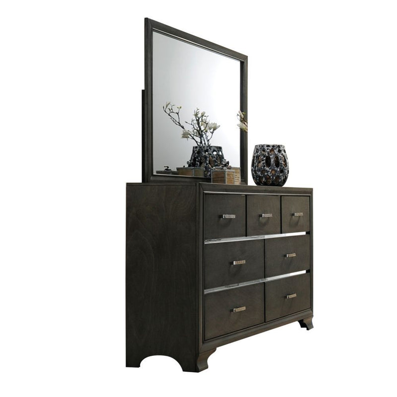 Carine II - Mirror - Gray - Urban Living Furniture (Los Angeles, CA)