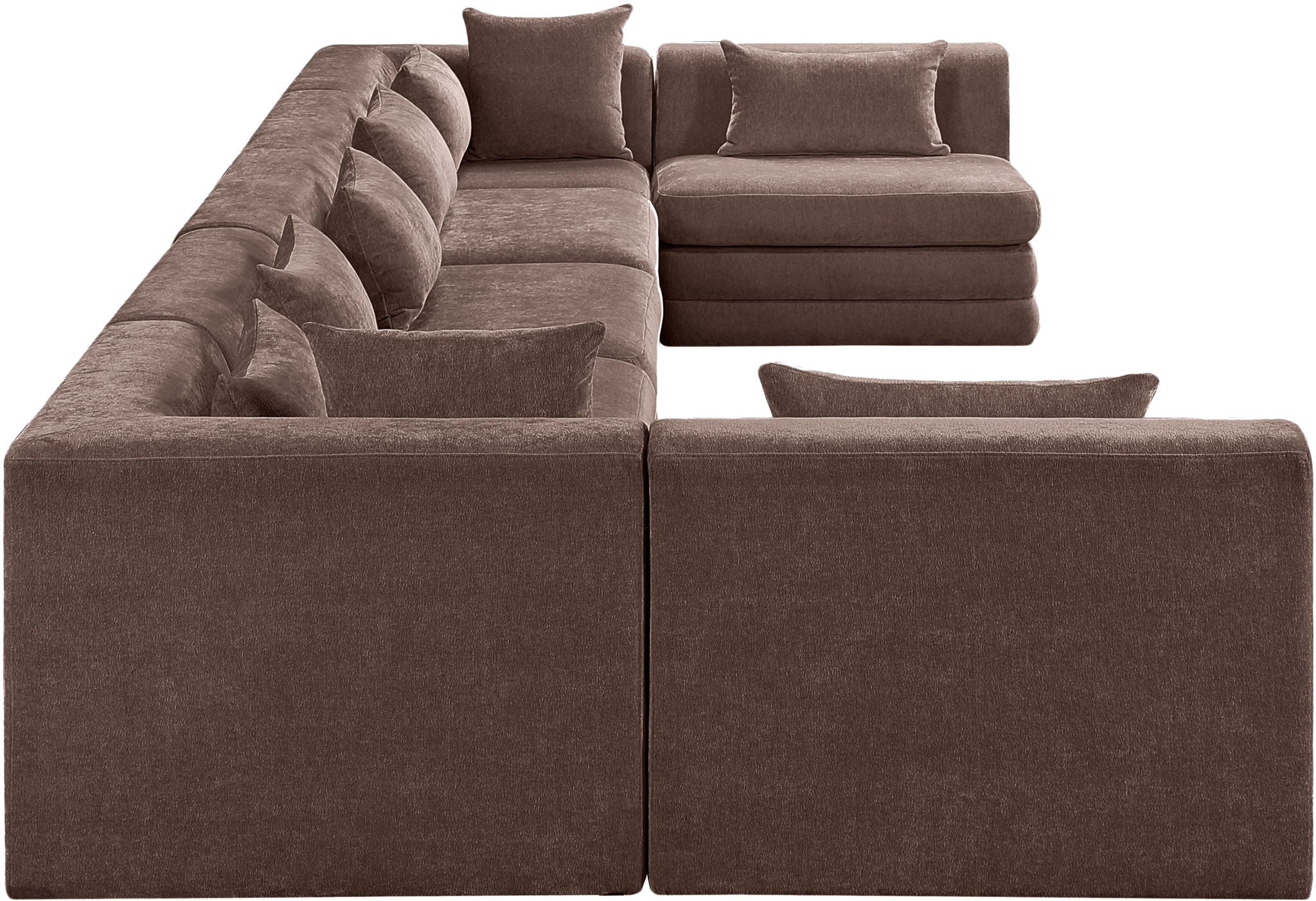 Stellar - 7 Piece Chenille Fabric Upholstered Modular Sectional - Urban Living Furniture (Los Angeles, CA)