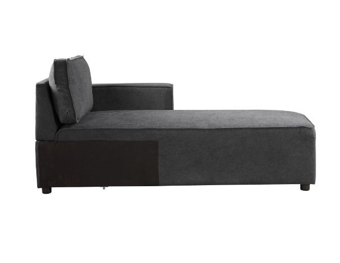 Silvester - Chaise - Gray Fabric - Urban Living Furniture (Los Angeles, CA)