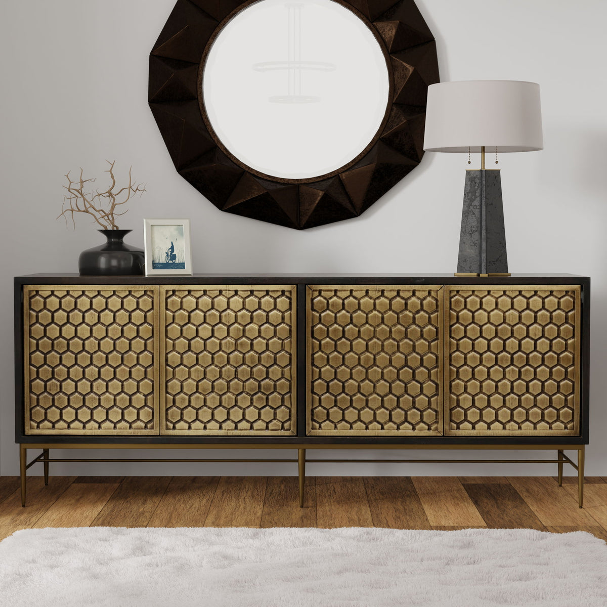 Crossings - Cairo Console - Rich Coffee Bean