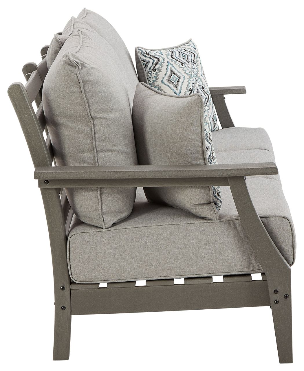 Visola - Gray - Sofa with Cushion - Urban Living Furniture (Los Angeles, CA)