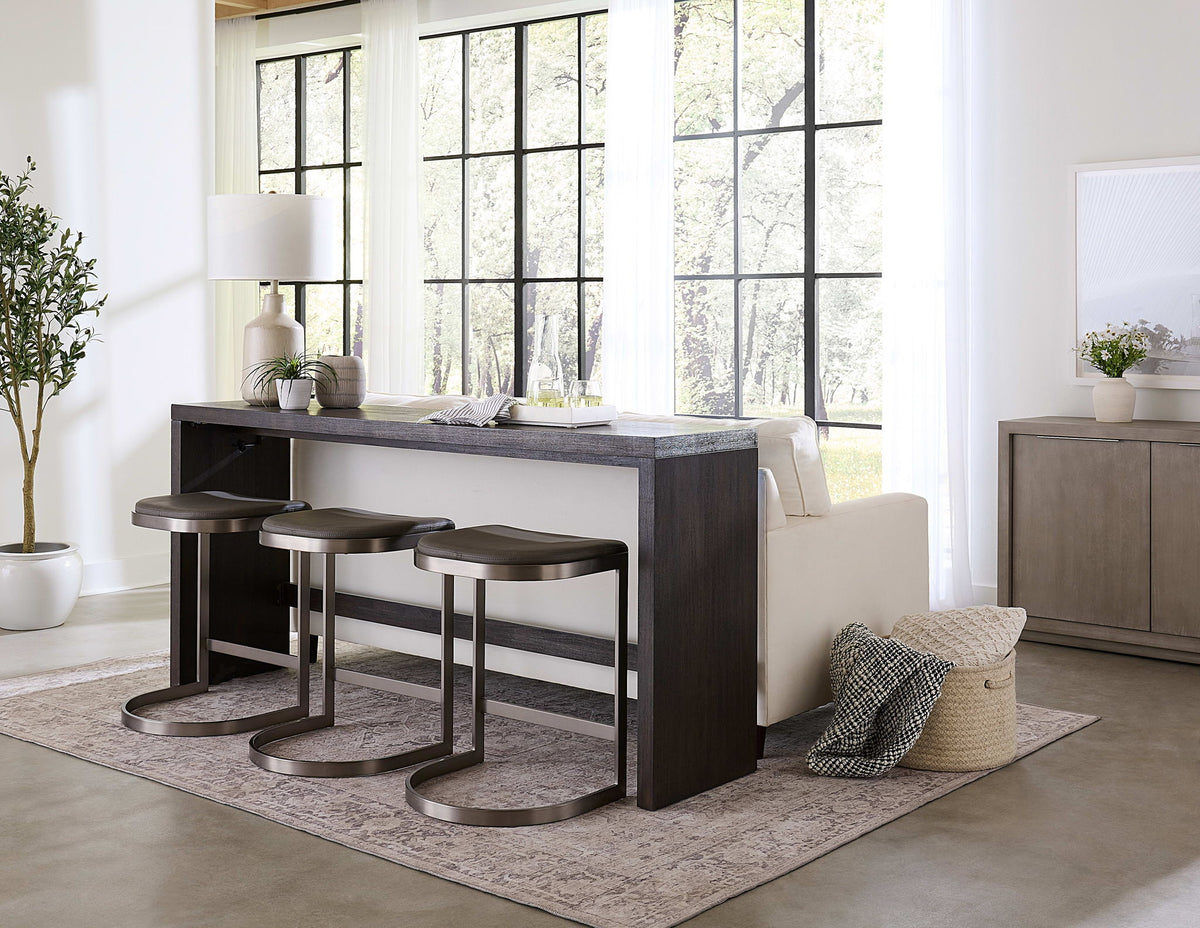 Oxford - Gathering Table With USB / Power - Basalt Gray