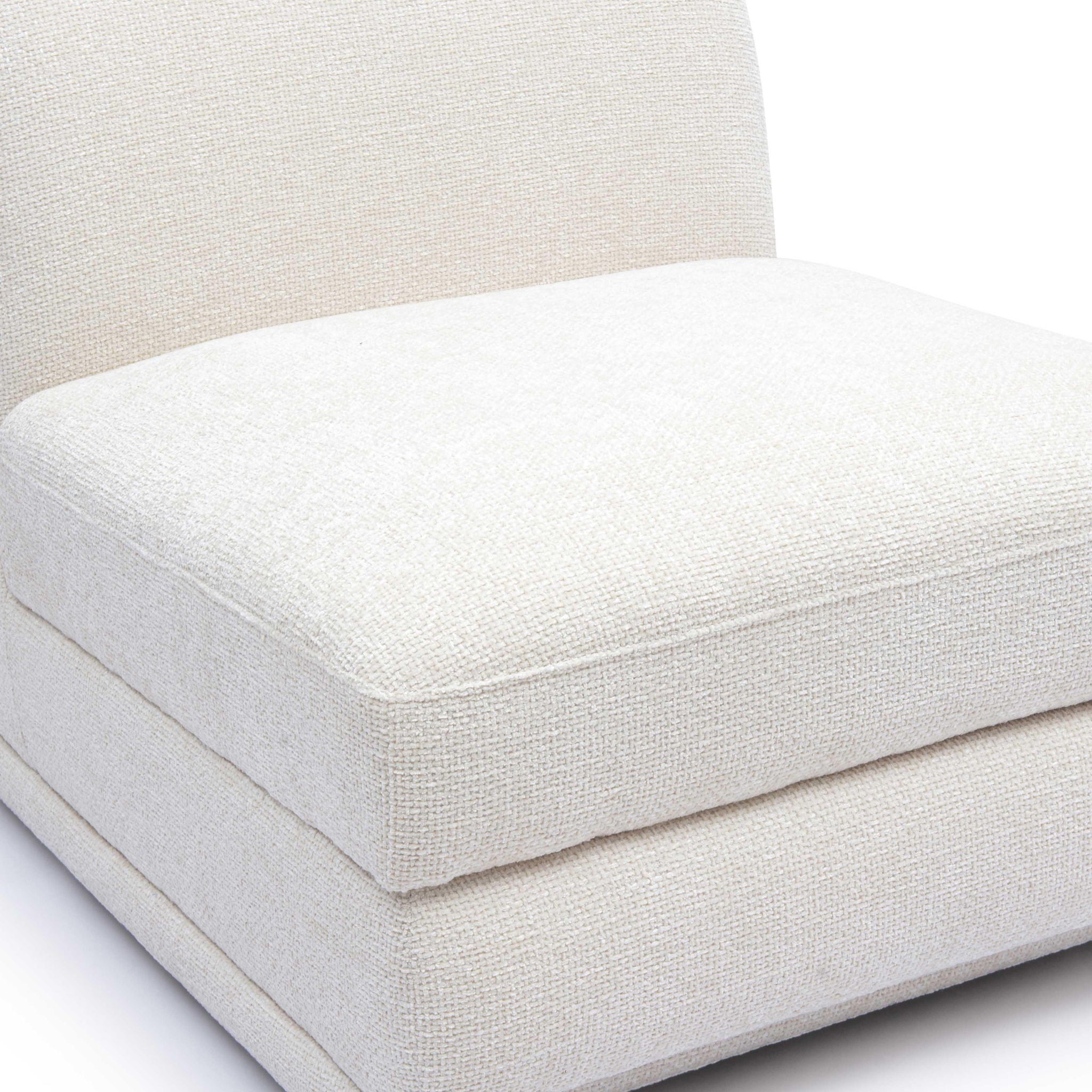 Perry - Modular Armless Chair - Cream - Urban Living Furniture (Los Angeles, CA)