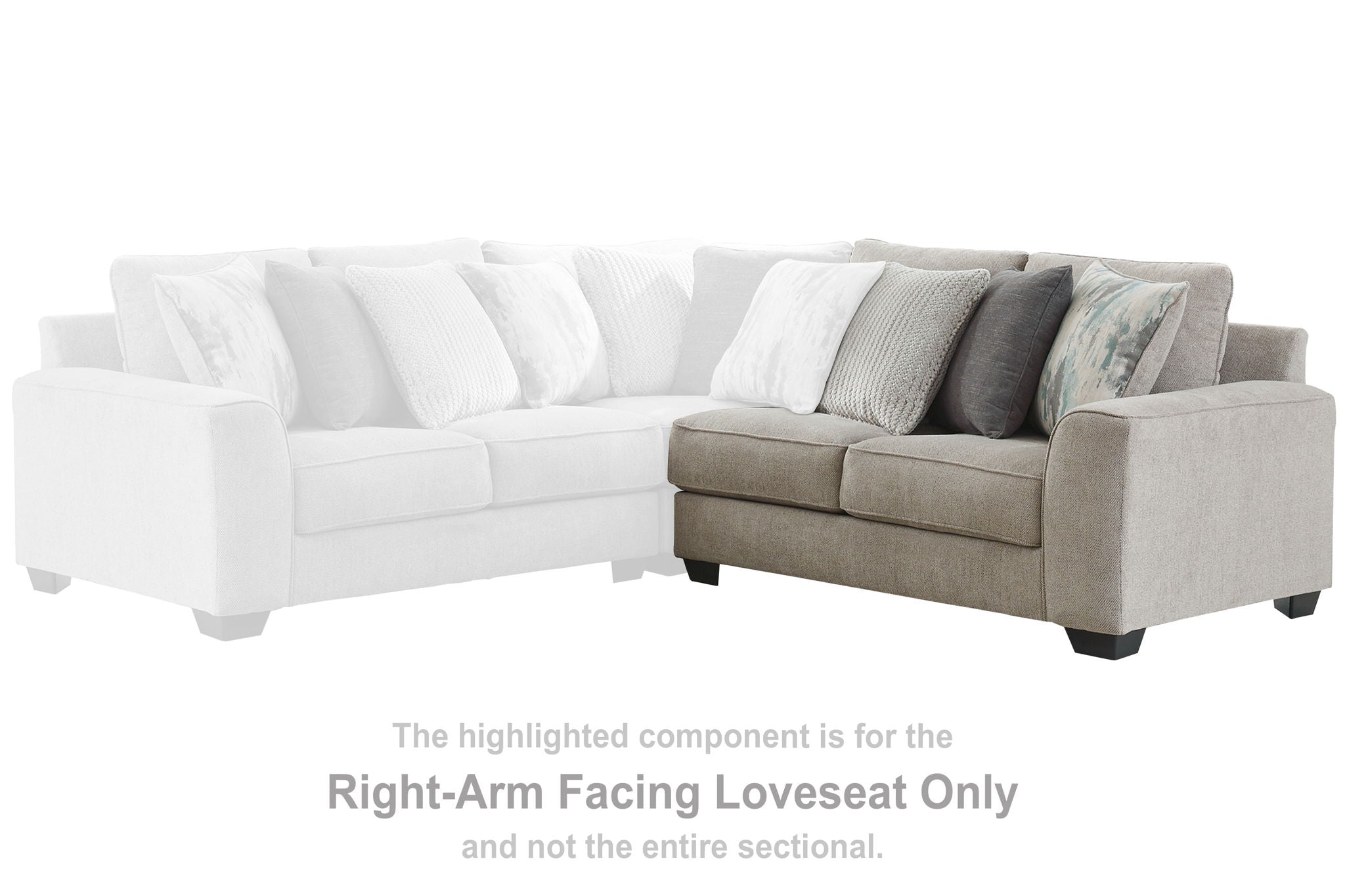 Ardsley - Pewter - RAF Loveseat - Urban Living Furniture (Los Angeles, CA)