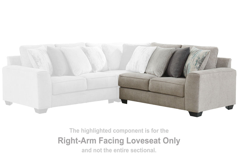 Ardsley - Pewter - RAF Loveseat