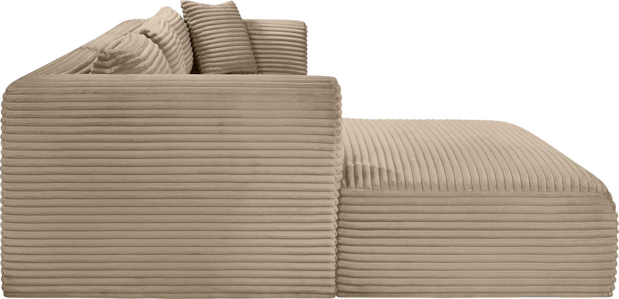 Shaggy - Fabric 3 Piece Modular Sectional - Urban Living Furniture (Los Angeles, CA)