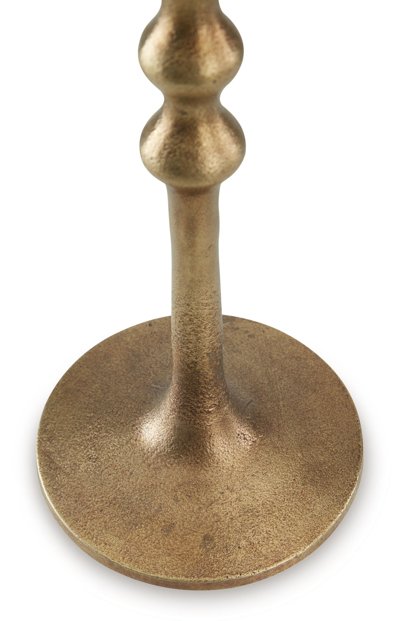 Larwick - Antique Brass Finish - Candle Holder Set (Set of 2) - Urban Living Furniture (Los Angeles, CA)