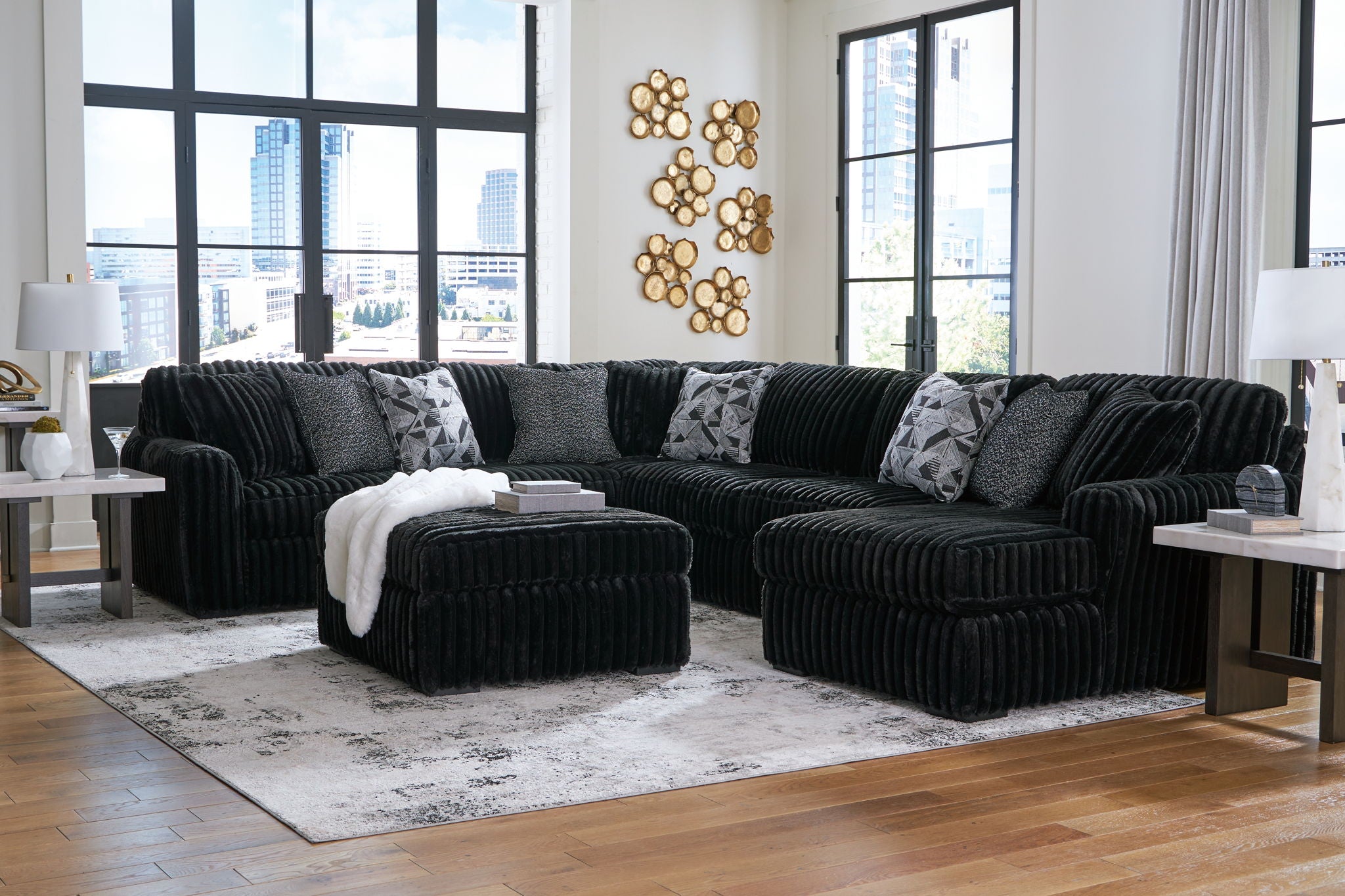 Midnight-Madness - Sectional Set - Urban Living Furniture (Los Angeles, CA)