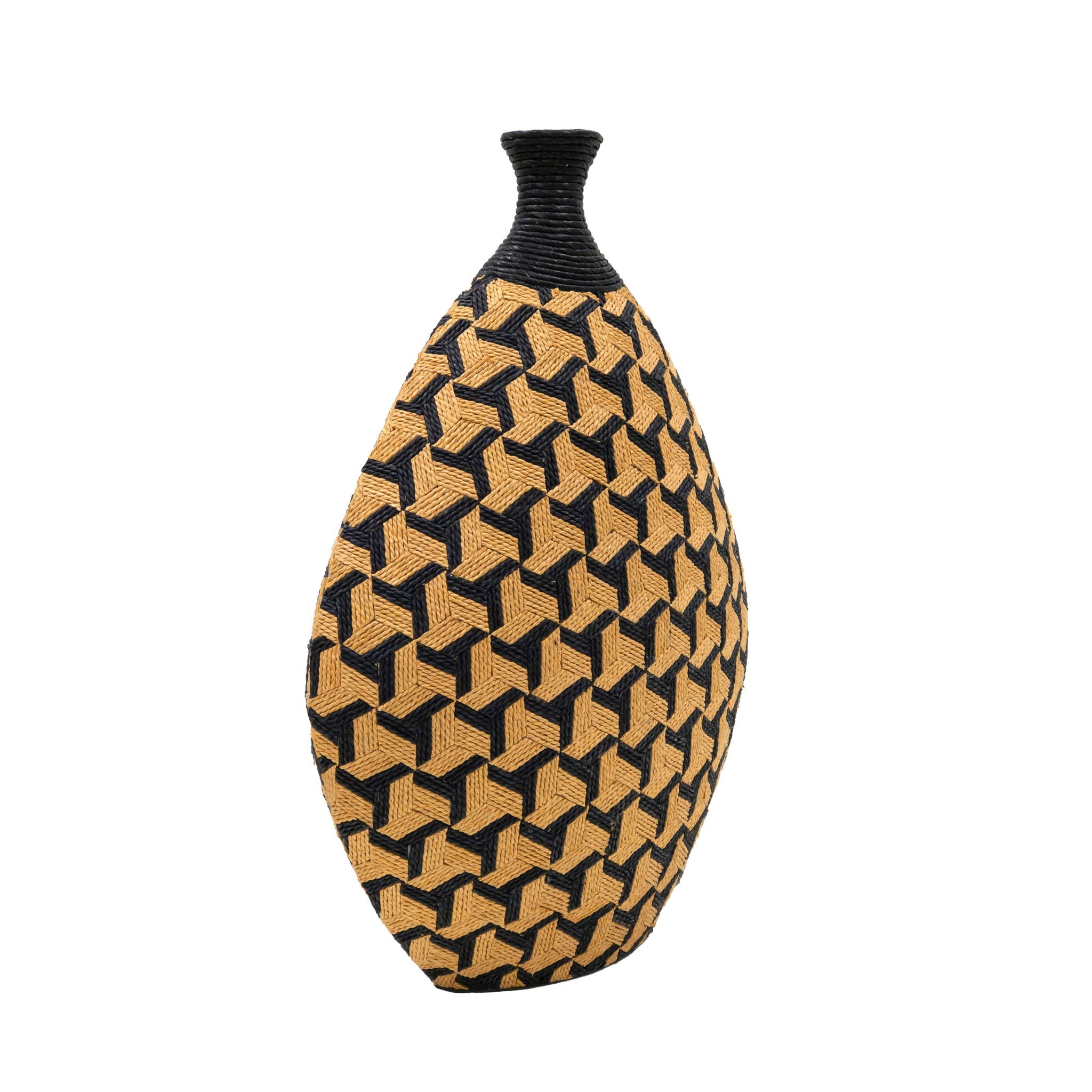 Jahia - Geometric Vase - Light Brown - Urban Living Furniture (Los Angeles, CA)