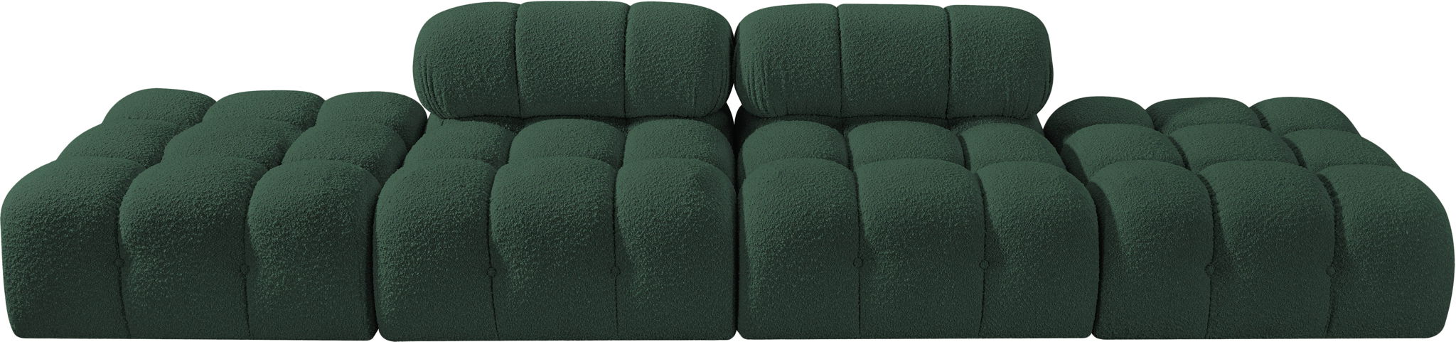 Ames - 4 Piece Boucle Upholstered Modular Sofa With 2 Backless Seats - Urban Living Furniture (Los Angeles, CA)