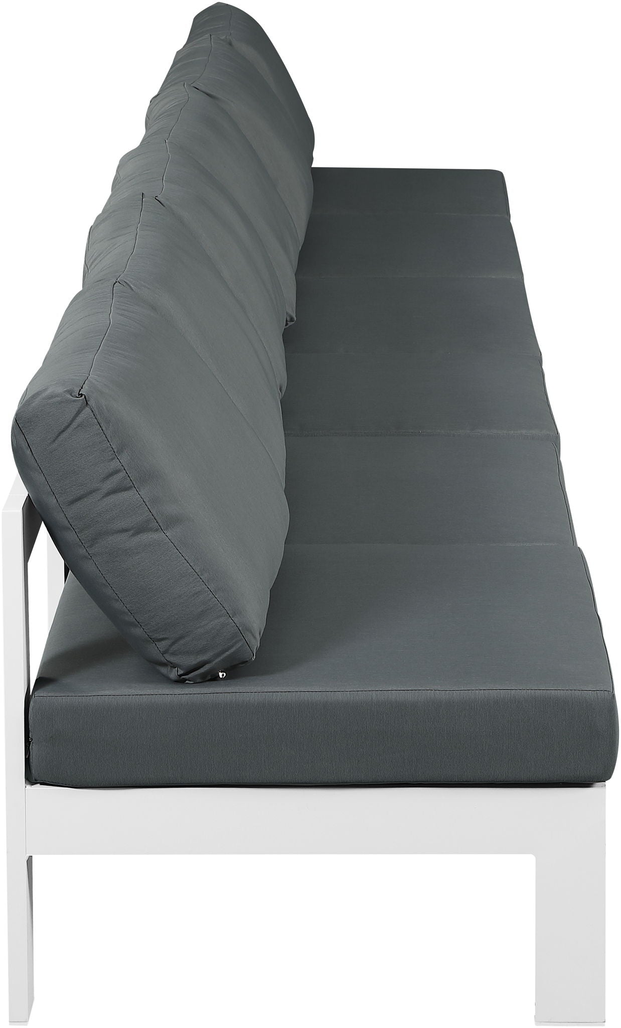 Nizuc - Outdoor Patio 6 Seat Armless Modular Sofa With White Frame - Urban Living Furniture (Los Angeles, CA)