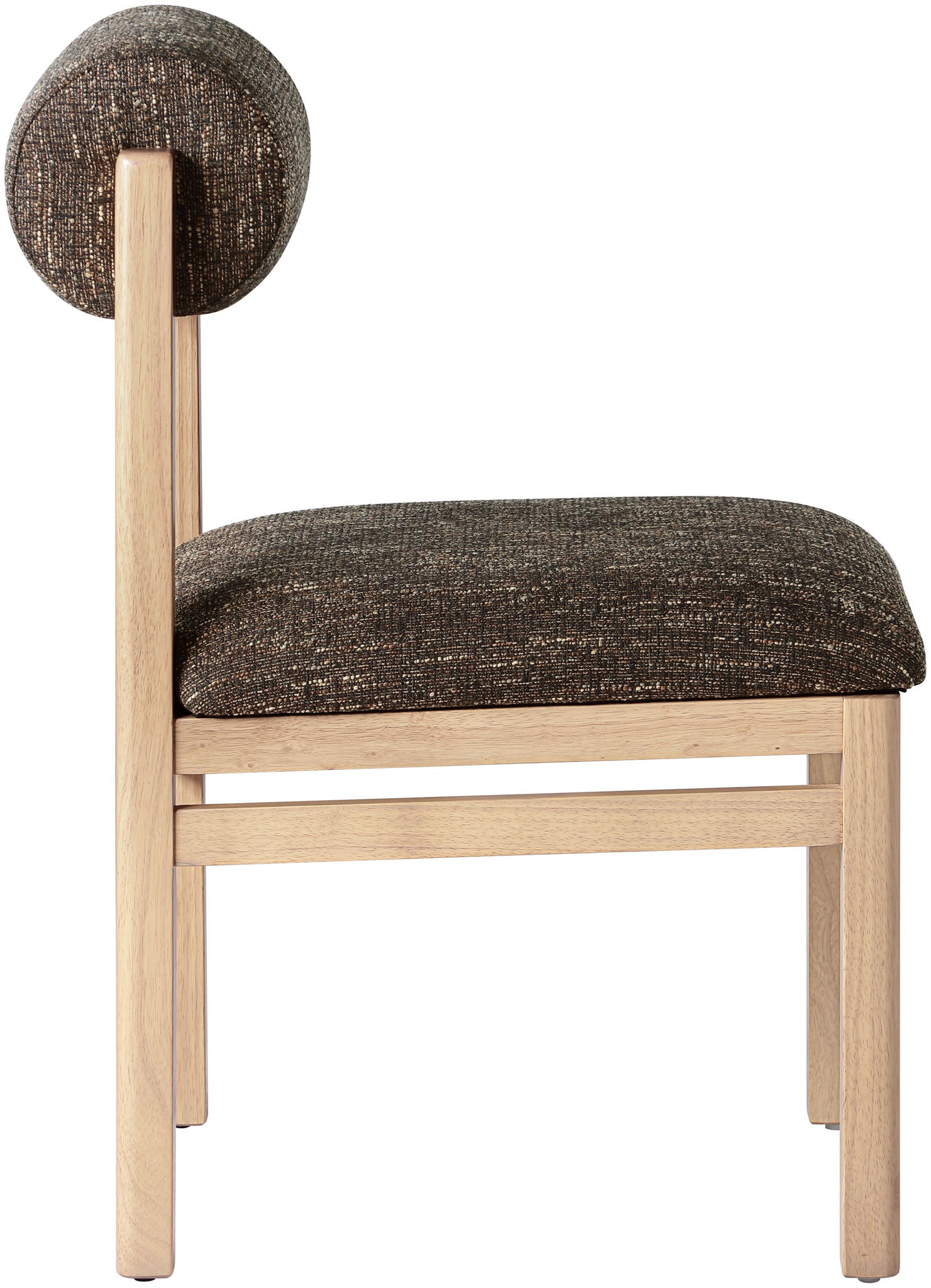 Roundhill - Fabric Dining Chair (Set of 2) - Natural Frame - Urban Living Furniture (Los Angeles, CA)