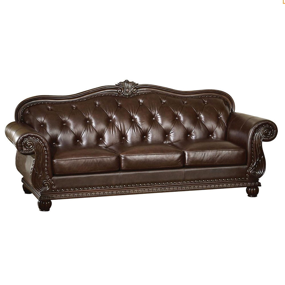 Anondale - Sofa - Espresso Top Grain Leather Match - Urban Living Furniture (Los Angeles, CA)