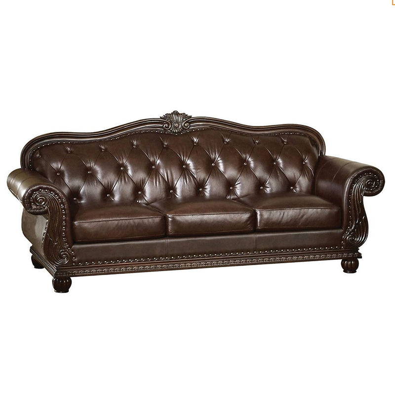 Anondale - Sofa - Espresso Top Grain Leather Match - Urban Living Furniture (Los Angeles, CA)