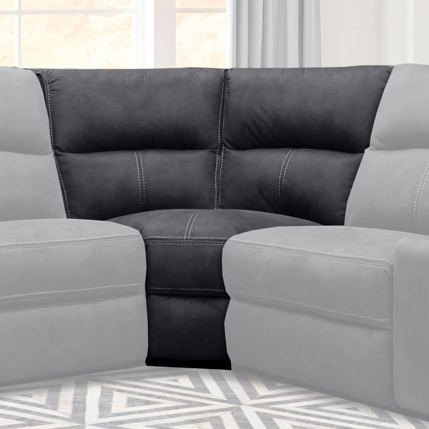 Polaris - Corner Wedge - Slate - Urban Living Furniture (Los Angeles, CA)
