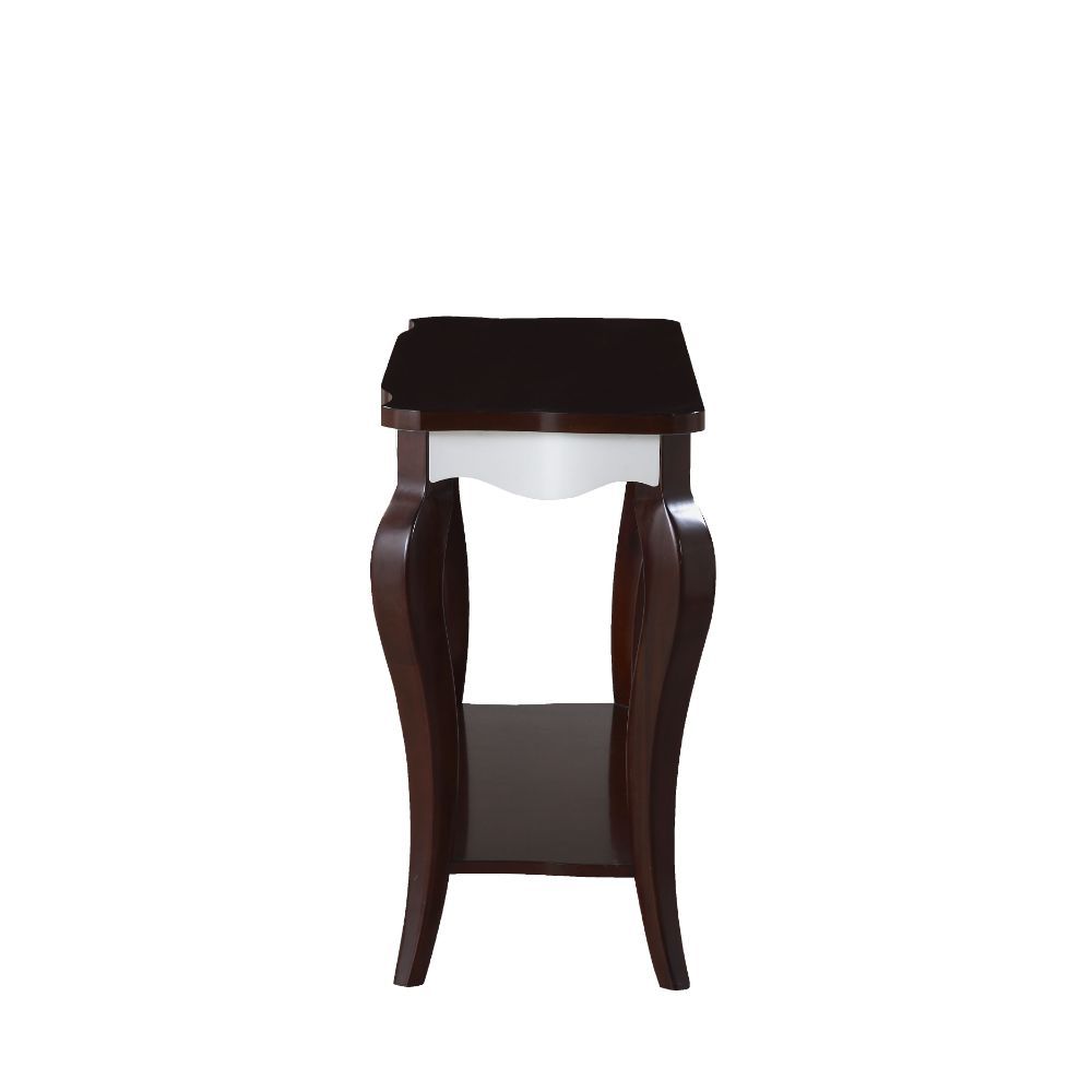 Mathias - Accent Table - Walnut & White - Urban Living Furniture (Los Angeles, CA)