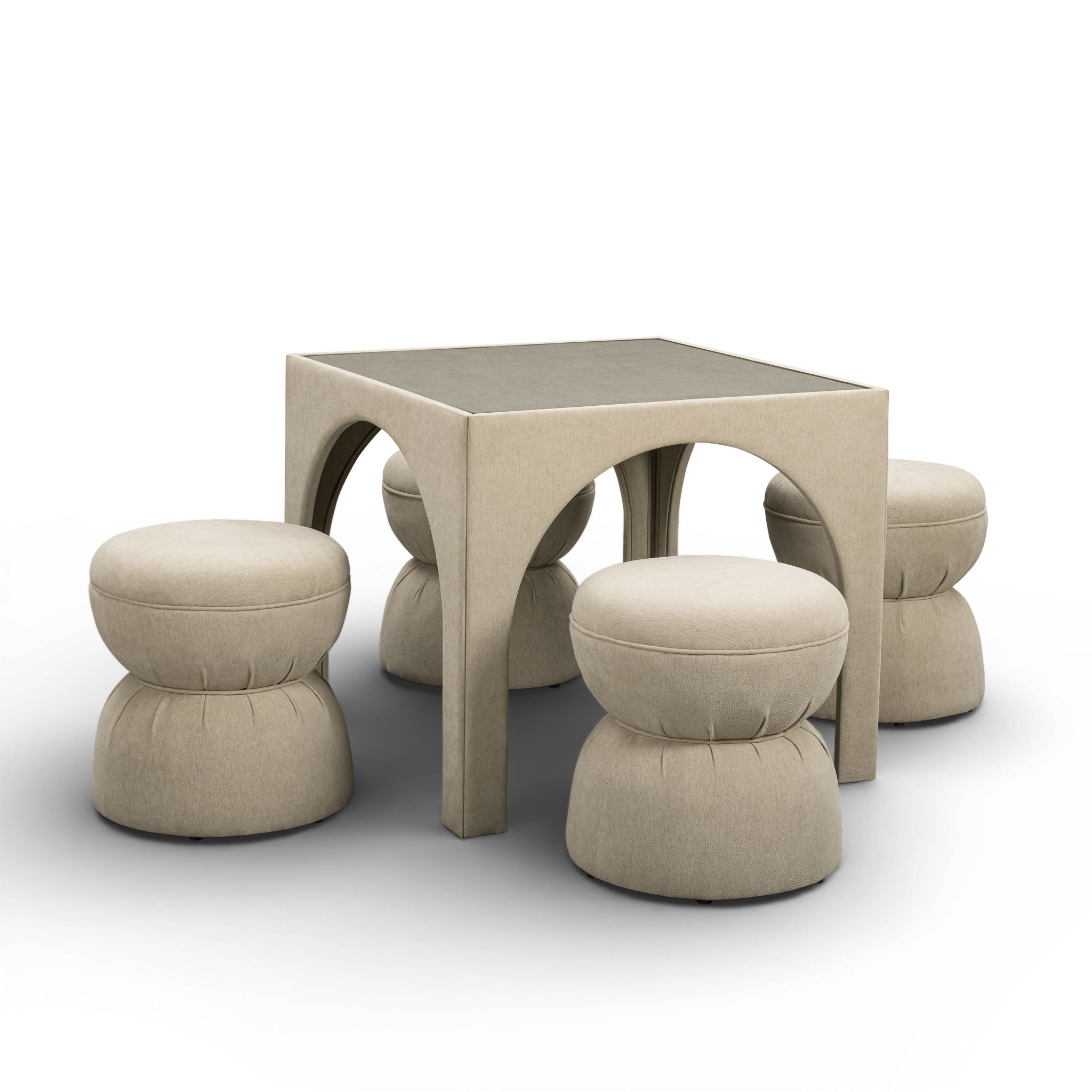 Tomlin - Game Table And Ottoman Set - Urban Living Furniture (Los Angeles, CA)