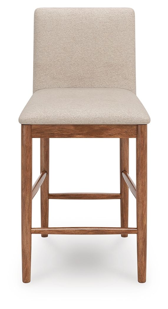 Isanti - Upholstered Barstool (Set of 2) - Light Brown - Urban Living Furniture (Los Angeles, CA)
