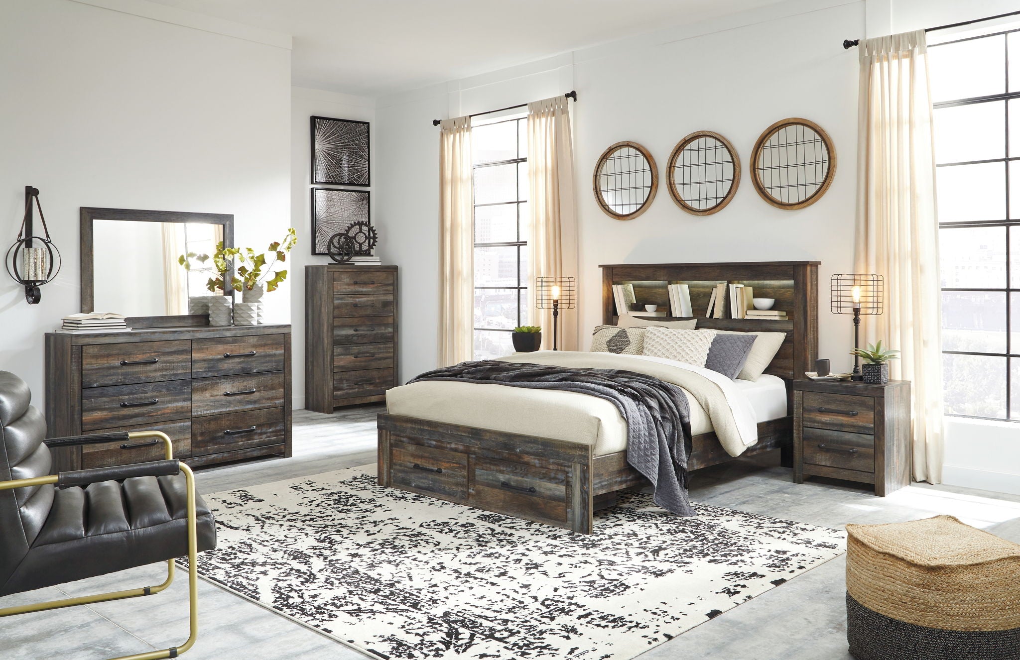 Drystan - Panel Bookcase Bed - Urban Living Furniture (Los Angeles, CA)