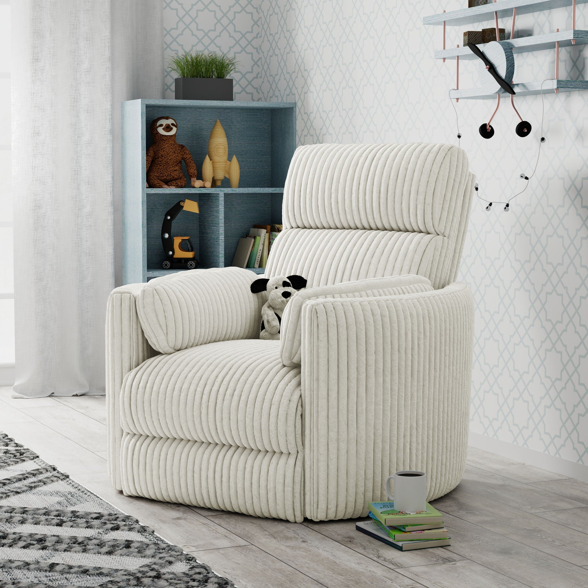 Radius - Swivel Power Glider Recliner - Urban Living Furniture (Los Angeles, CA)