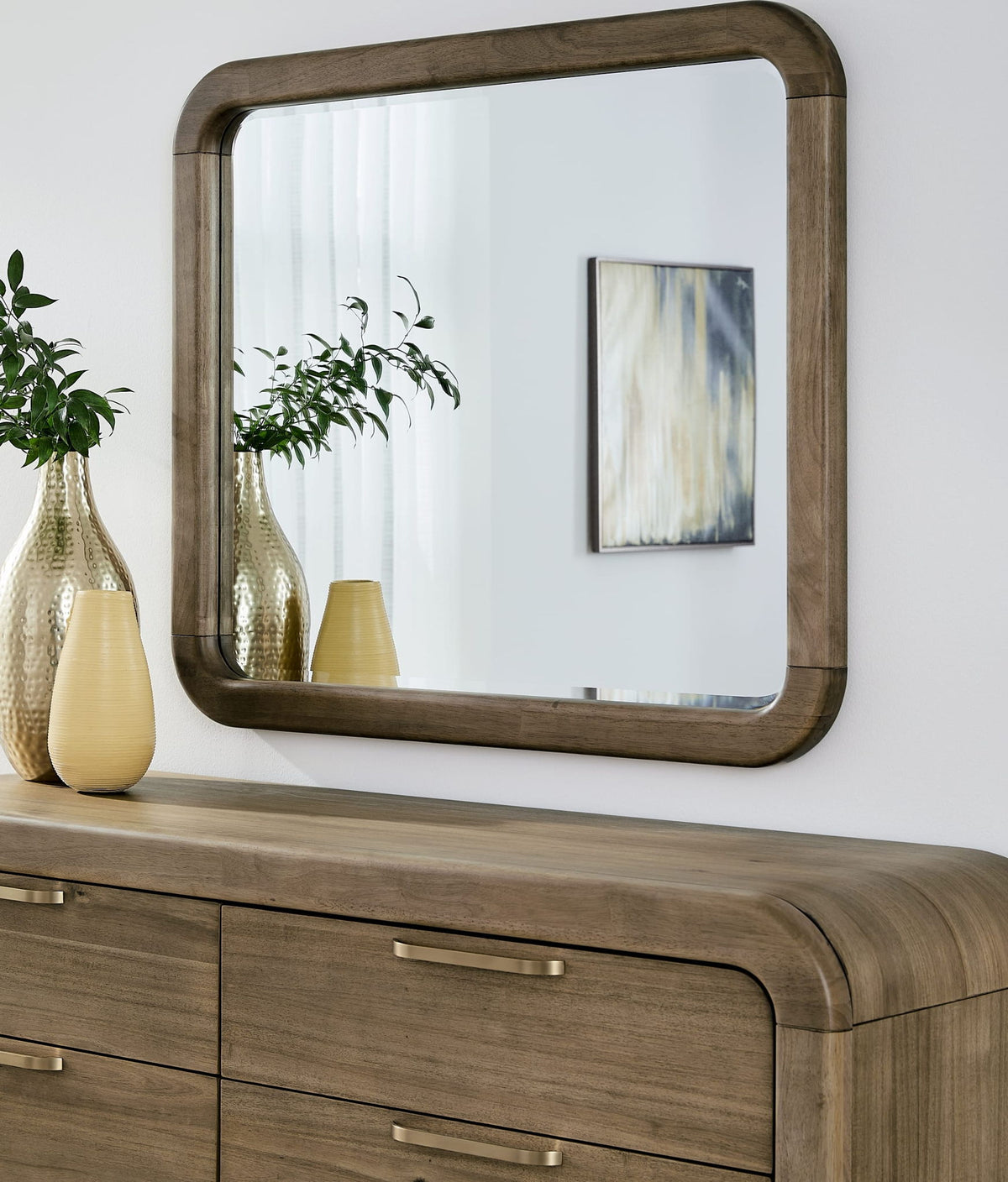 Kione - Beveled Glass Wall Or Dresser Mirror - Lioness
