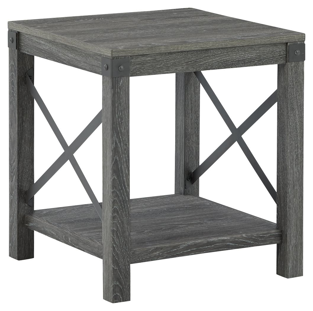 Freedan - Grayish Brown - Square End Table - Urban Living Furniture (Los Angeles, CA)