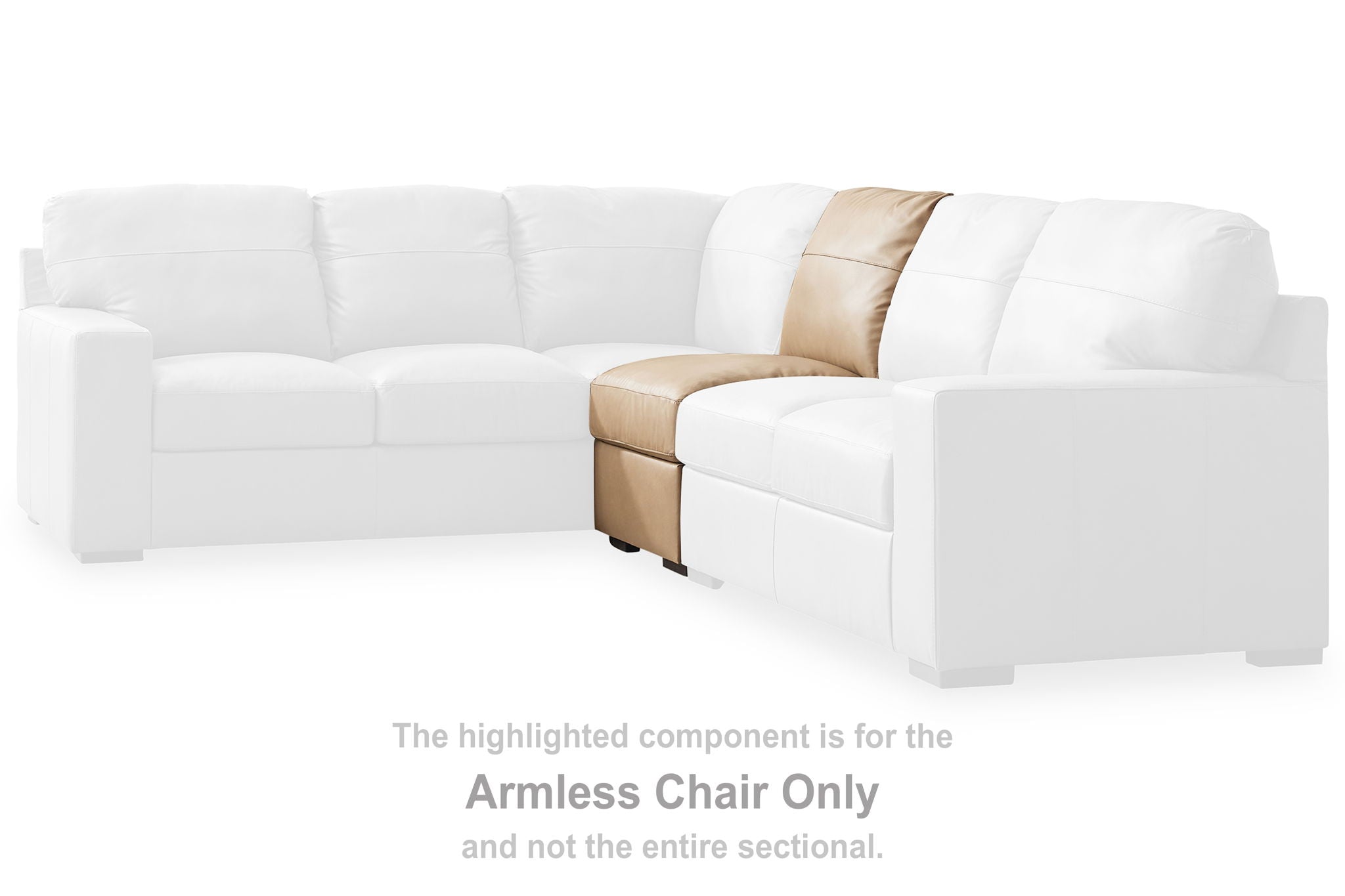 Bandon - Toffee - Armless Chair - Urban Living Furniture (Los Angeles, CA)